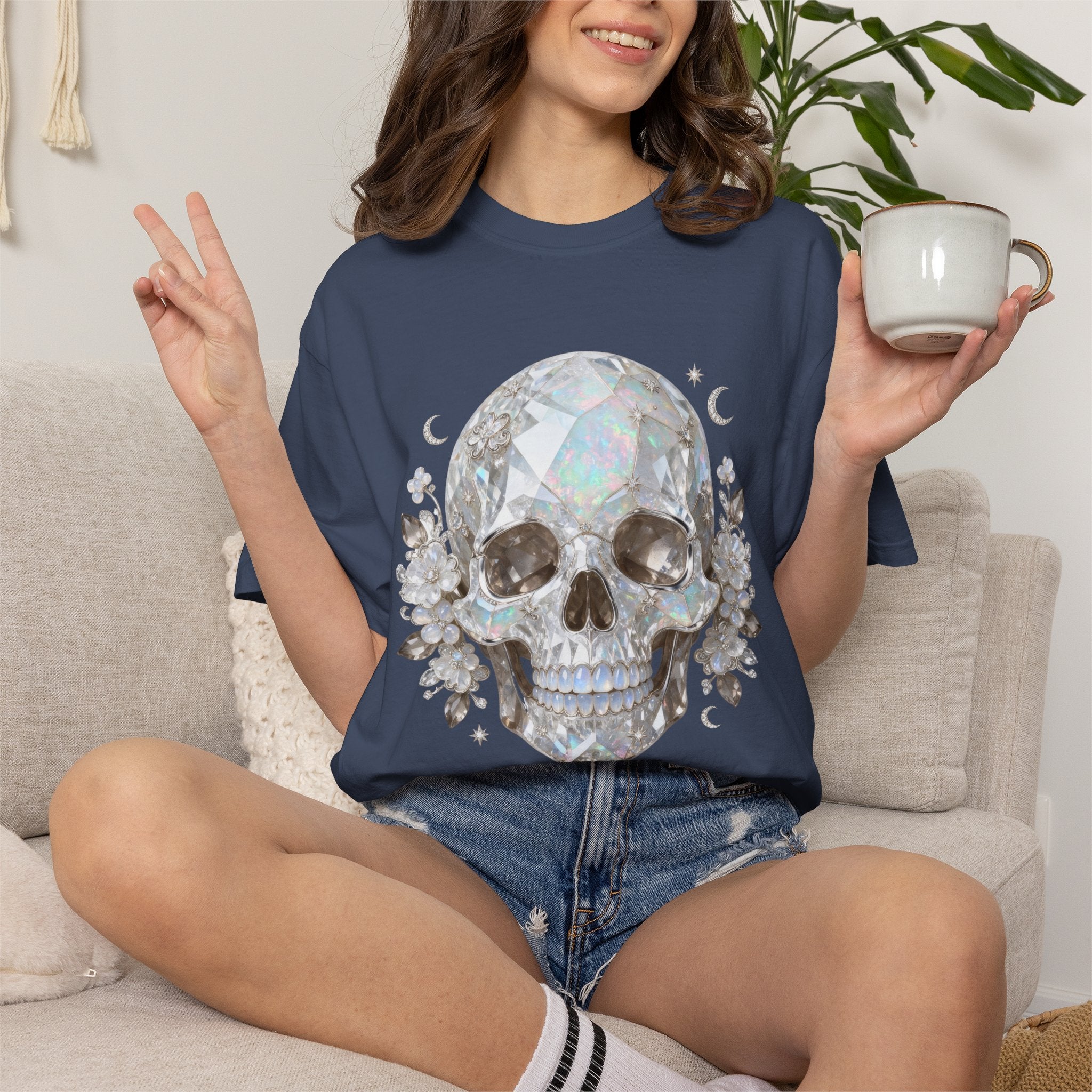Moonstone Skull Tee - Comfort Colors