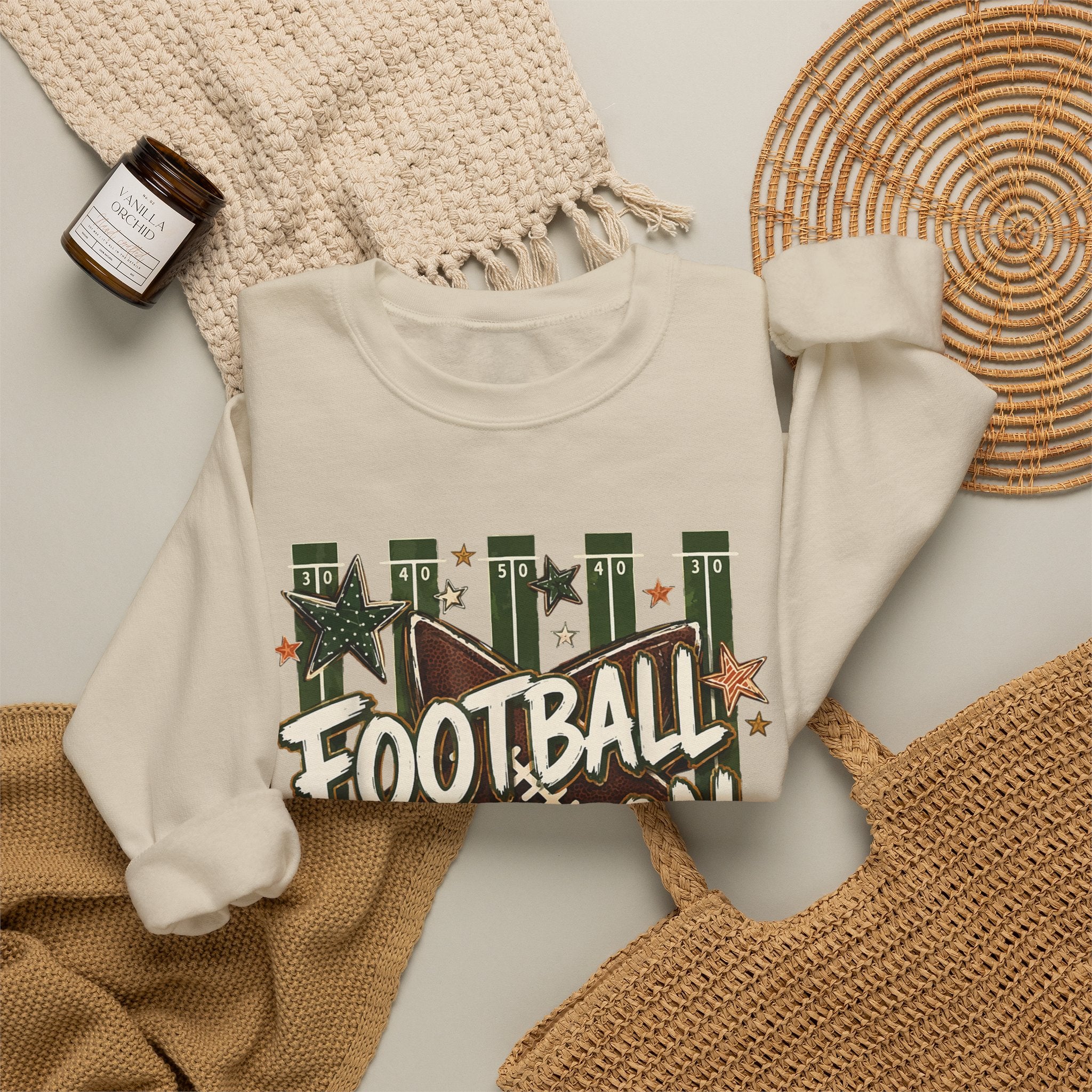 Football Season Sweatshirt - Gildan