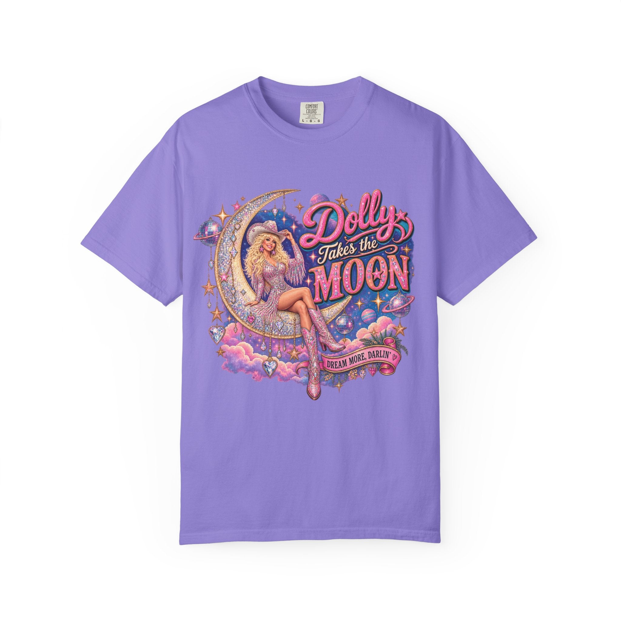 Dolly Takes The Moon Tee