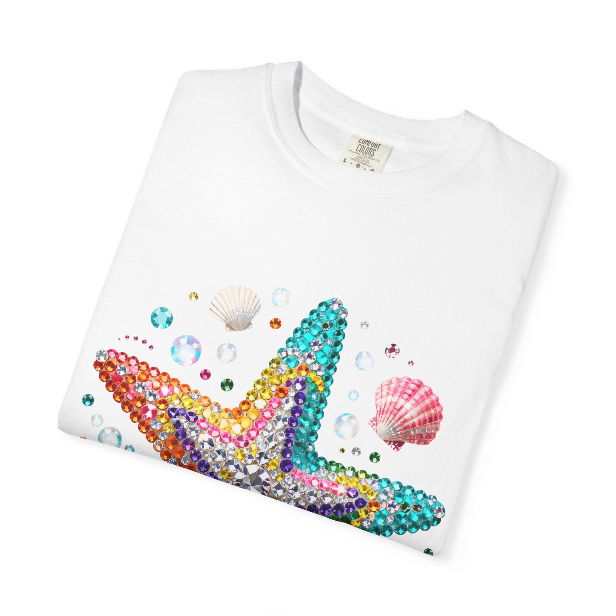 Jeweled Starfish Tee - Comfort Colors