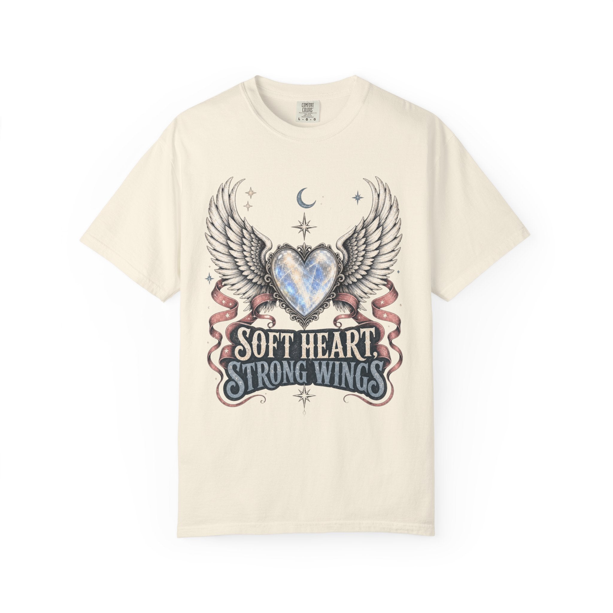 Soft Heart Strong Wings Tee - Comfort Colors
