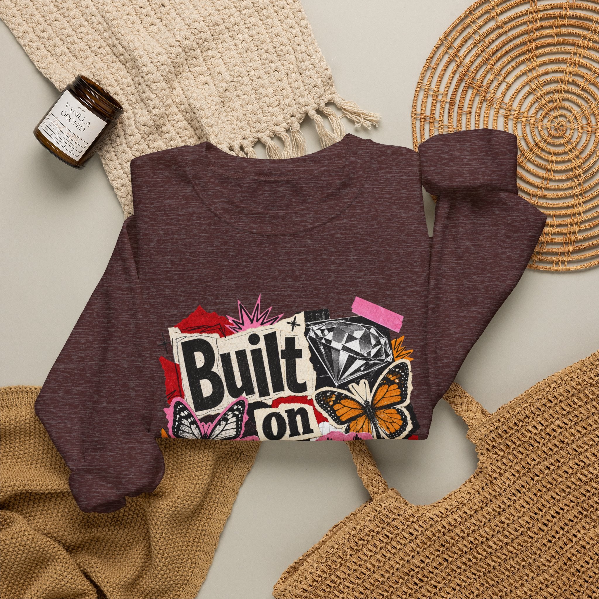 Built on Sparkle Sweatshirt - Gildan