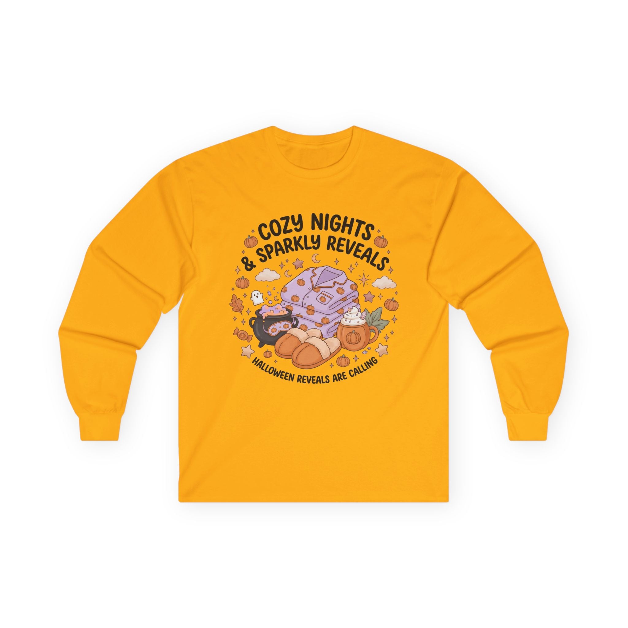 Cozy Nights Long Sleeve Tee - Gildan