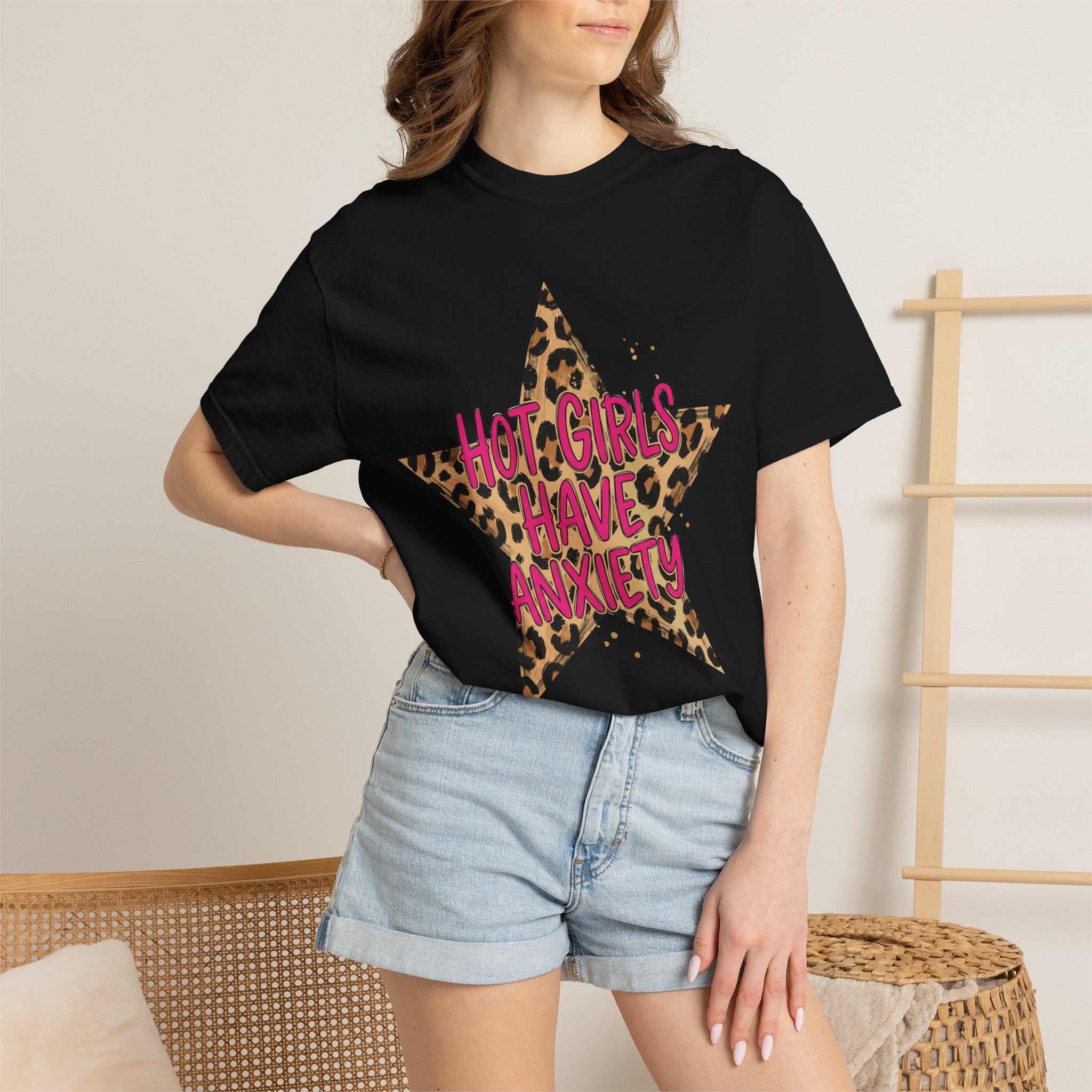 Hot Girls Have Anxiety Tee - Comfort Colors