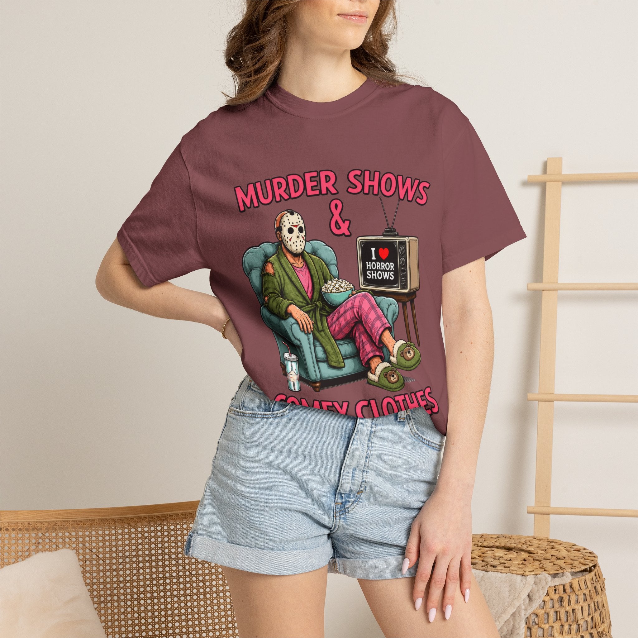 Murder Shows and Comfy Clothes T-shirt - Comfort colors
