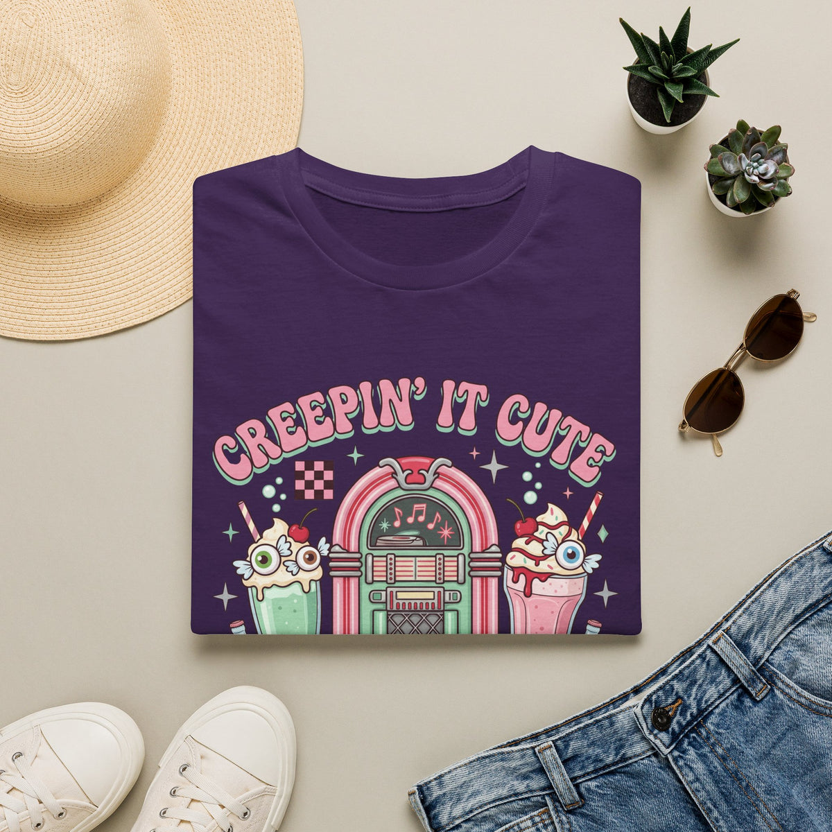 Creepin' It Cute Tee - Gildan