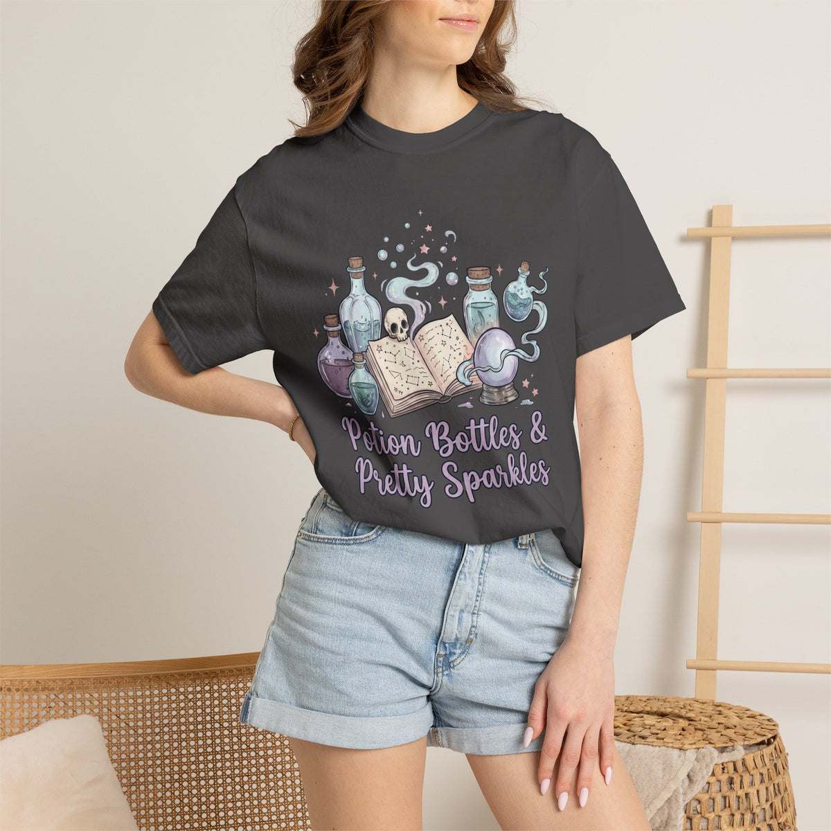 Potion Bottles and Pretty Sparkles Tee - Comfort Colors
