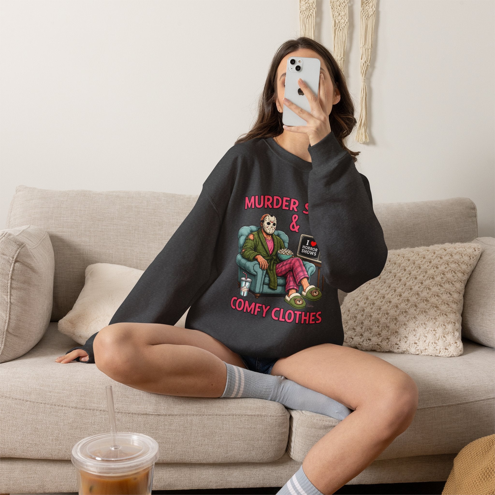 Murder Shows and Comfy Clothes Sweatshirt