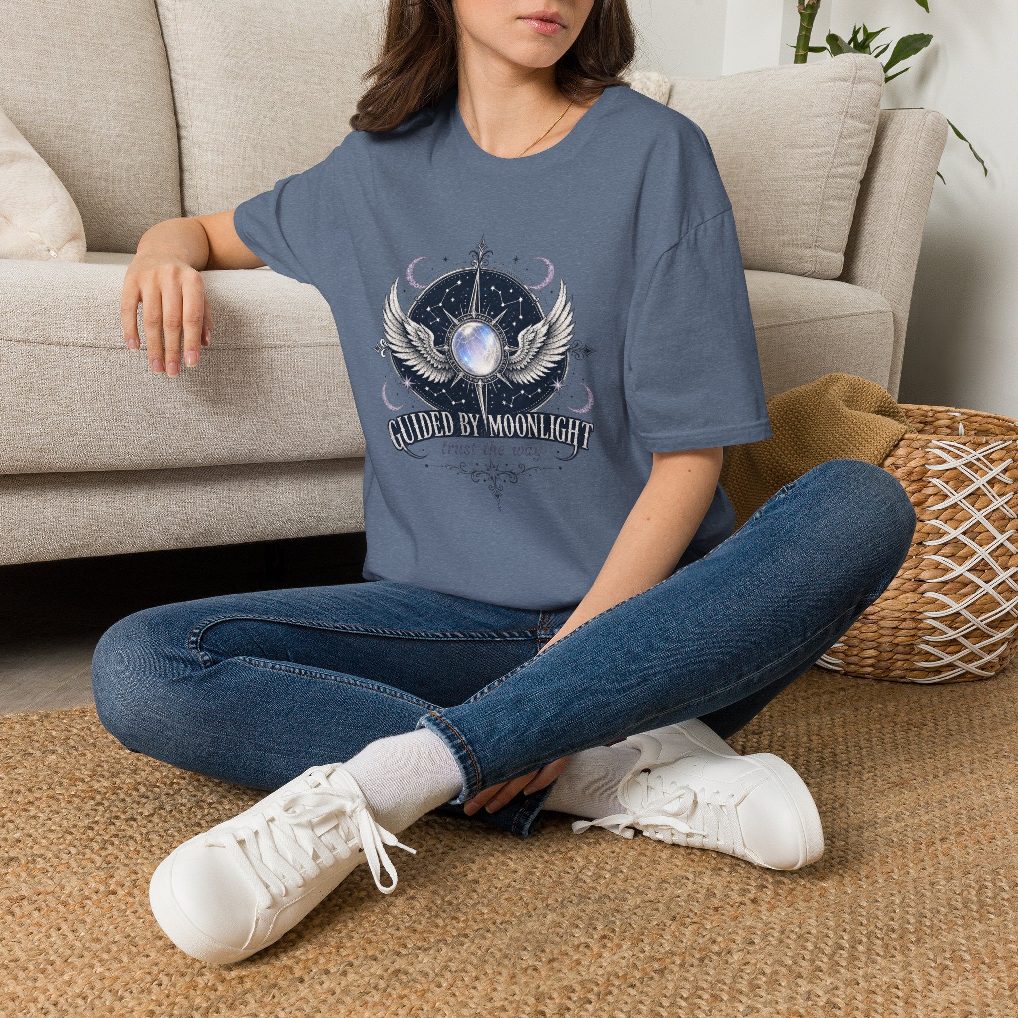 Guided By Moonlight Tee - Gildan