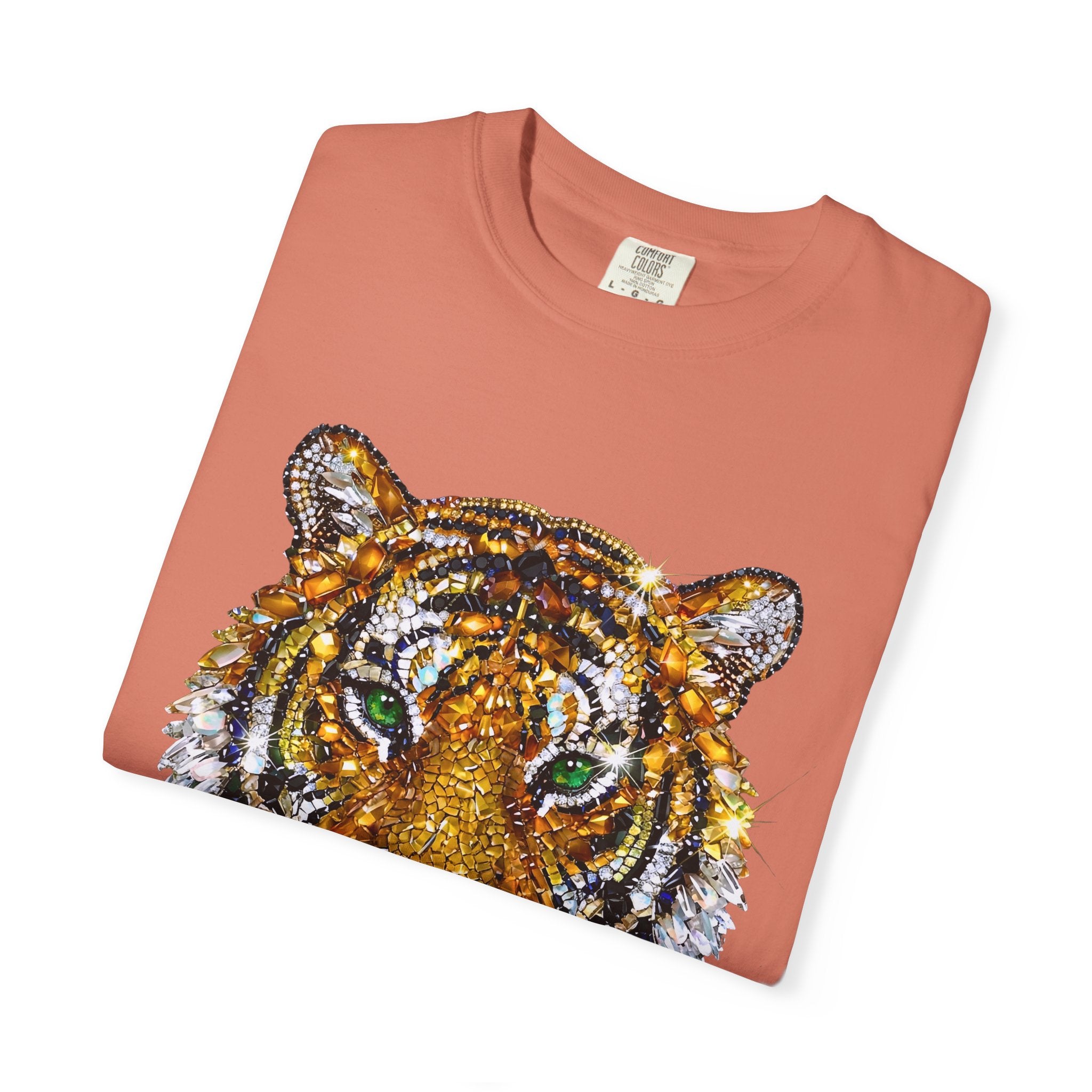 Jeweled Tiger Tee - Comfort Colors