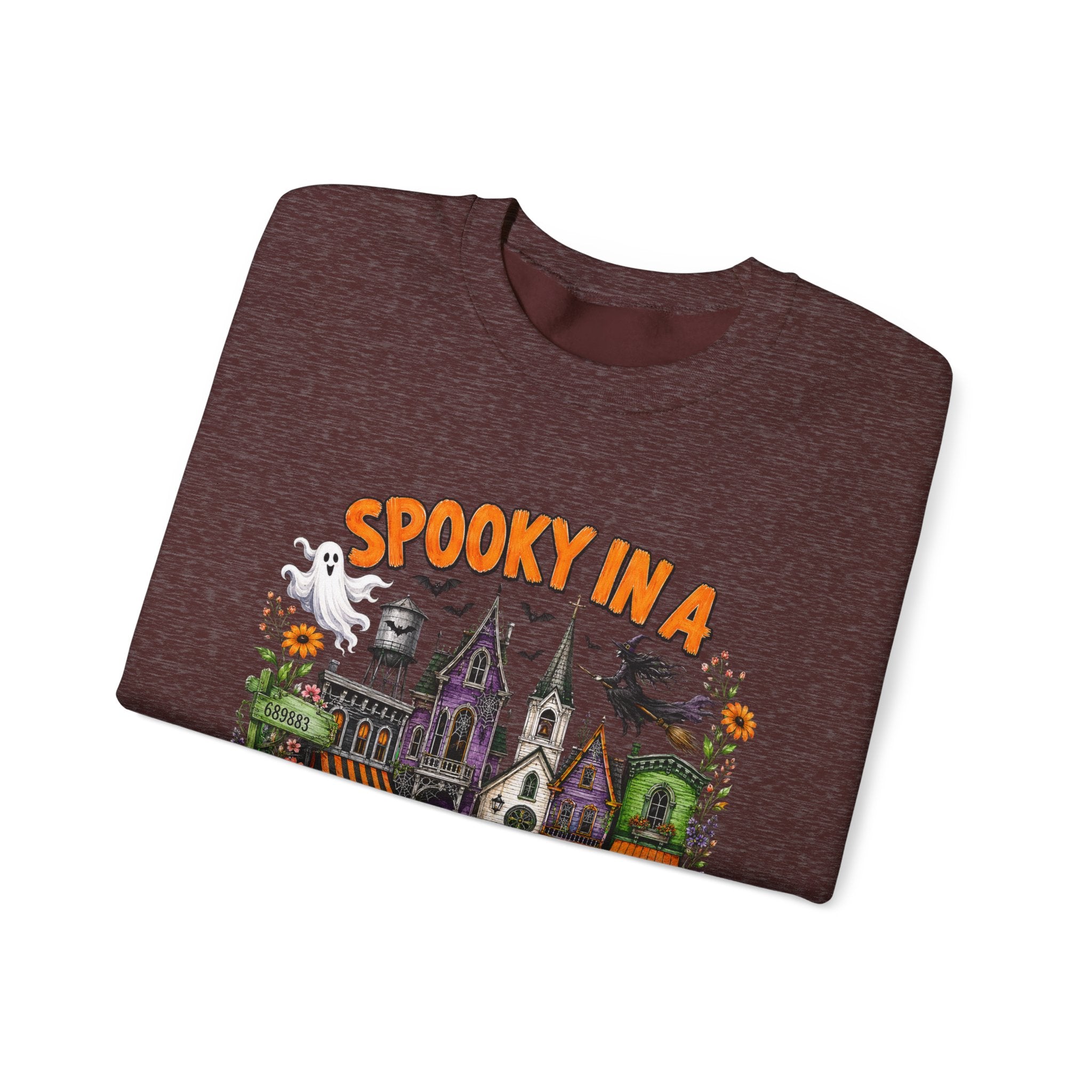 Spooky In A Smalltown Sweatshirt - Gildan