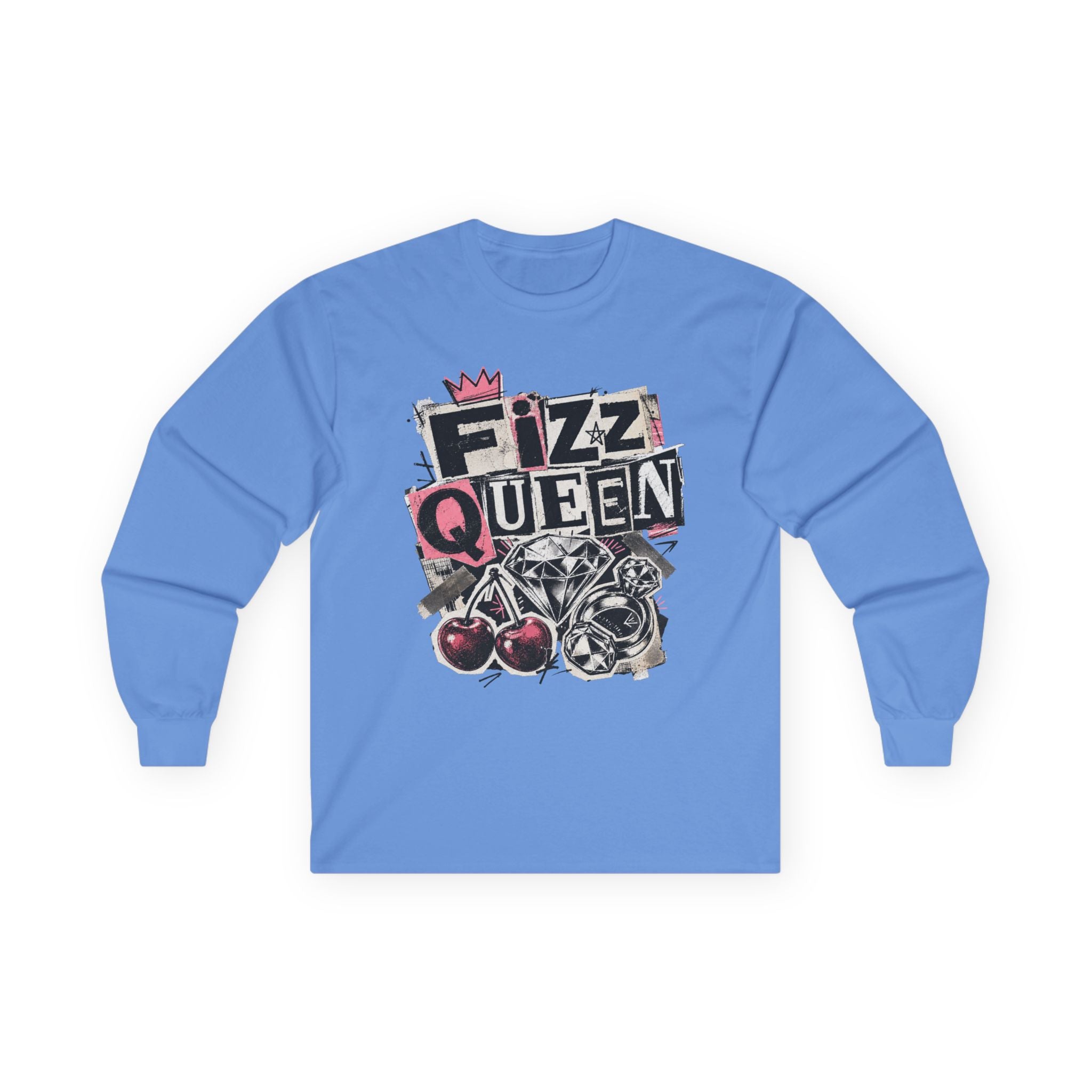 Fizz Queen Long Sleeve Tee - Gildan
