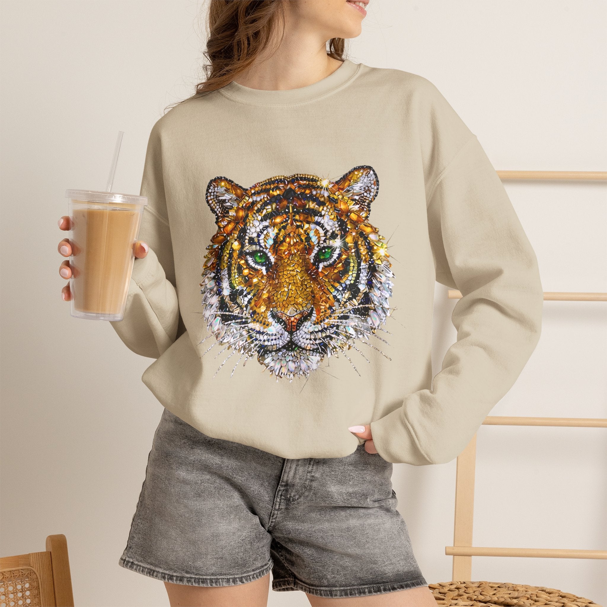 Jeweleed Tiger Sweatshirt