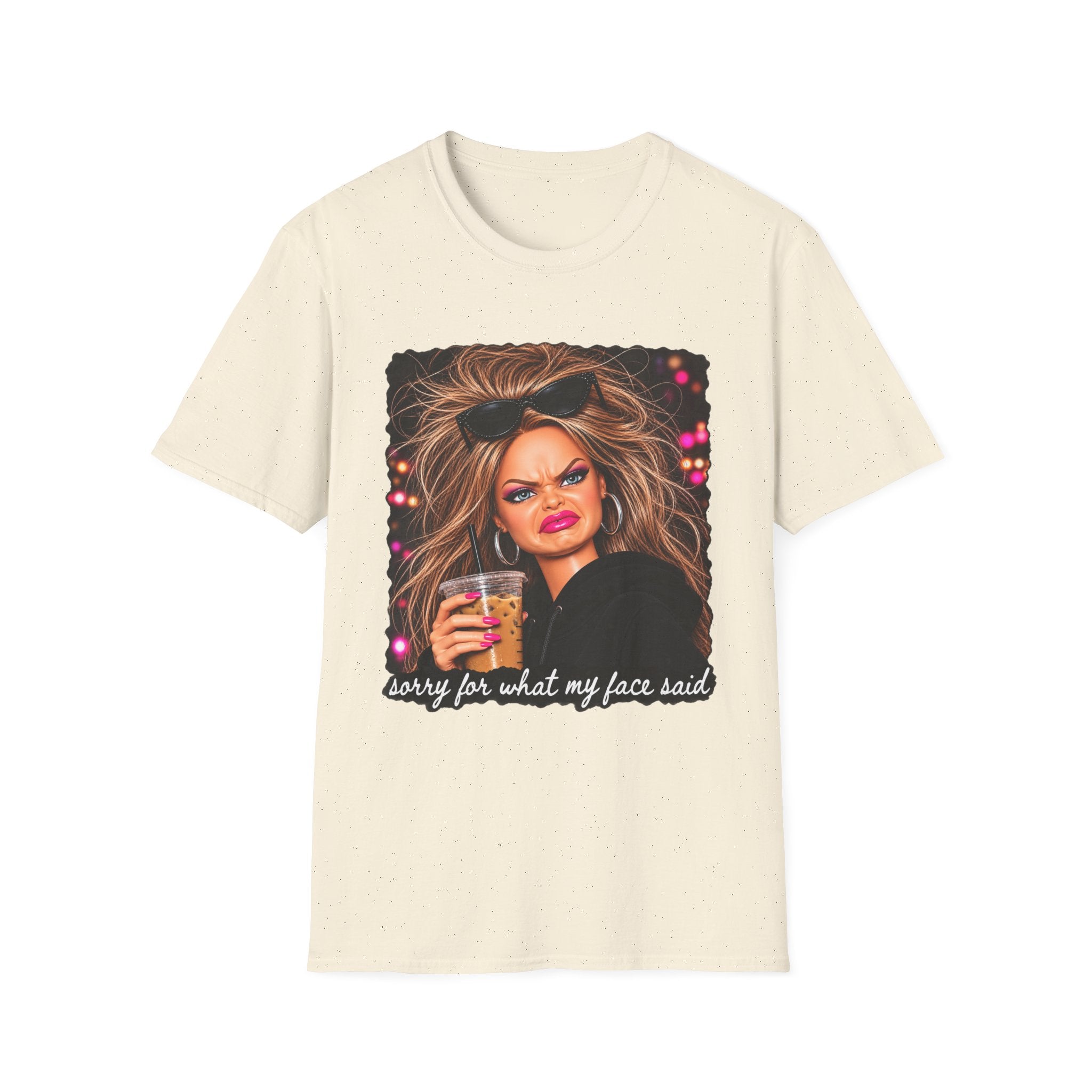 Sorry For What My Face Said Tee - Gildan