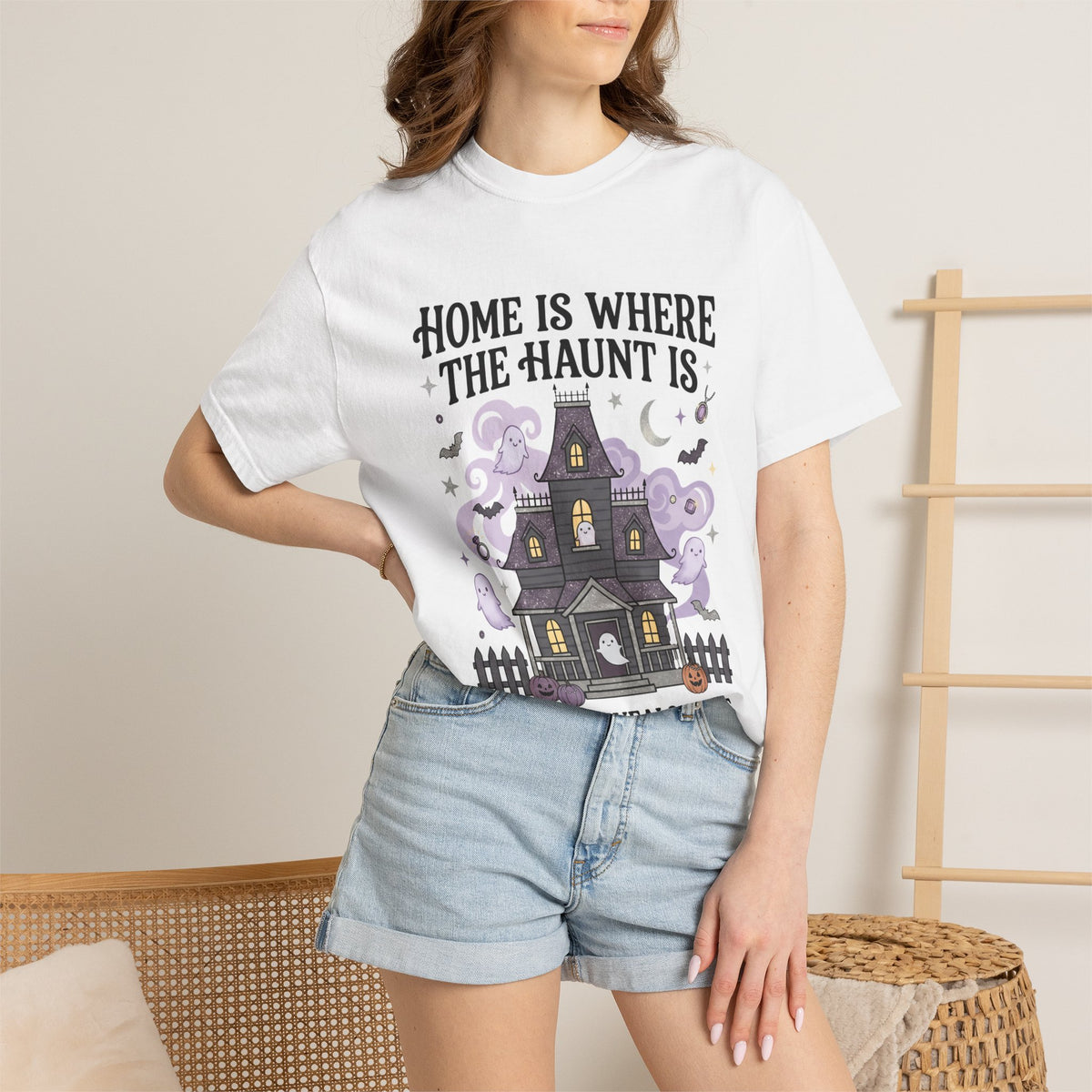 Home Is Where The Haunt Is Tee - Comfort Colors