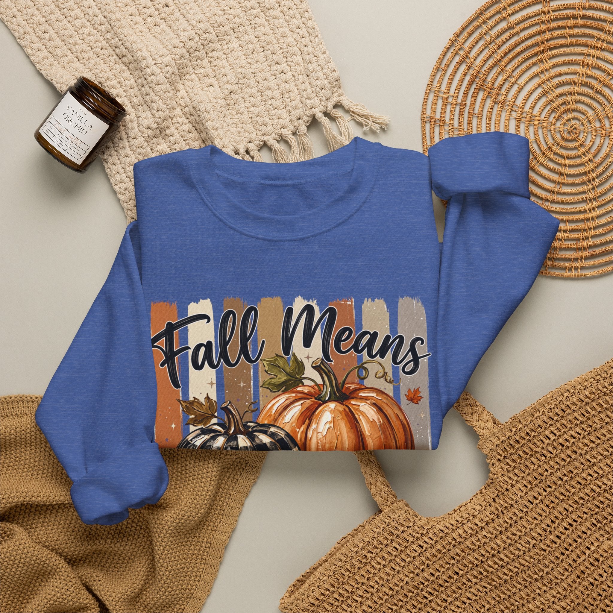 Fall Means Football Sweatshirt - Gildan