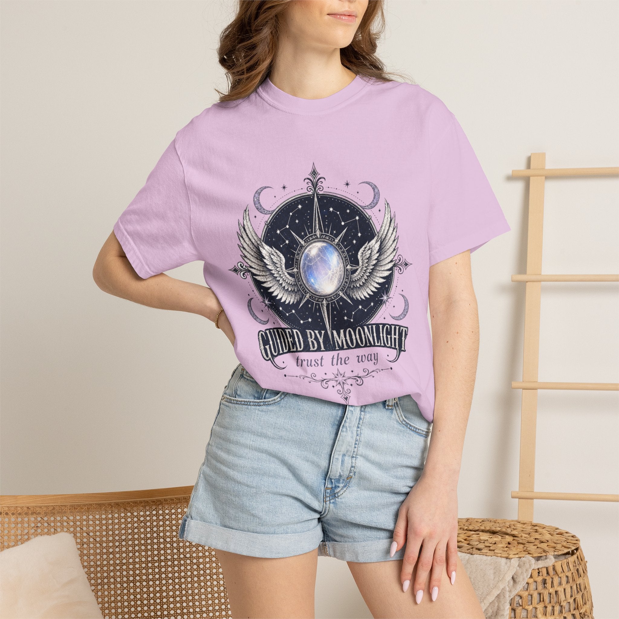 Guided by Moonlight Tee - Comfort Colors