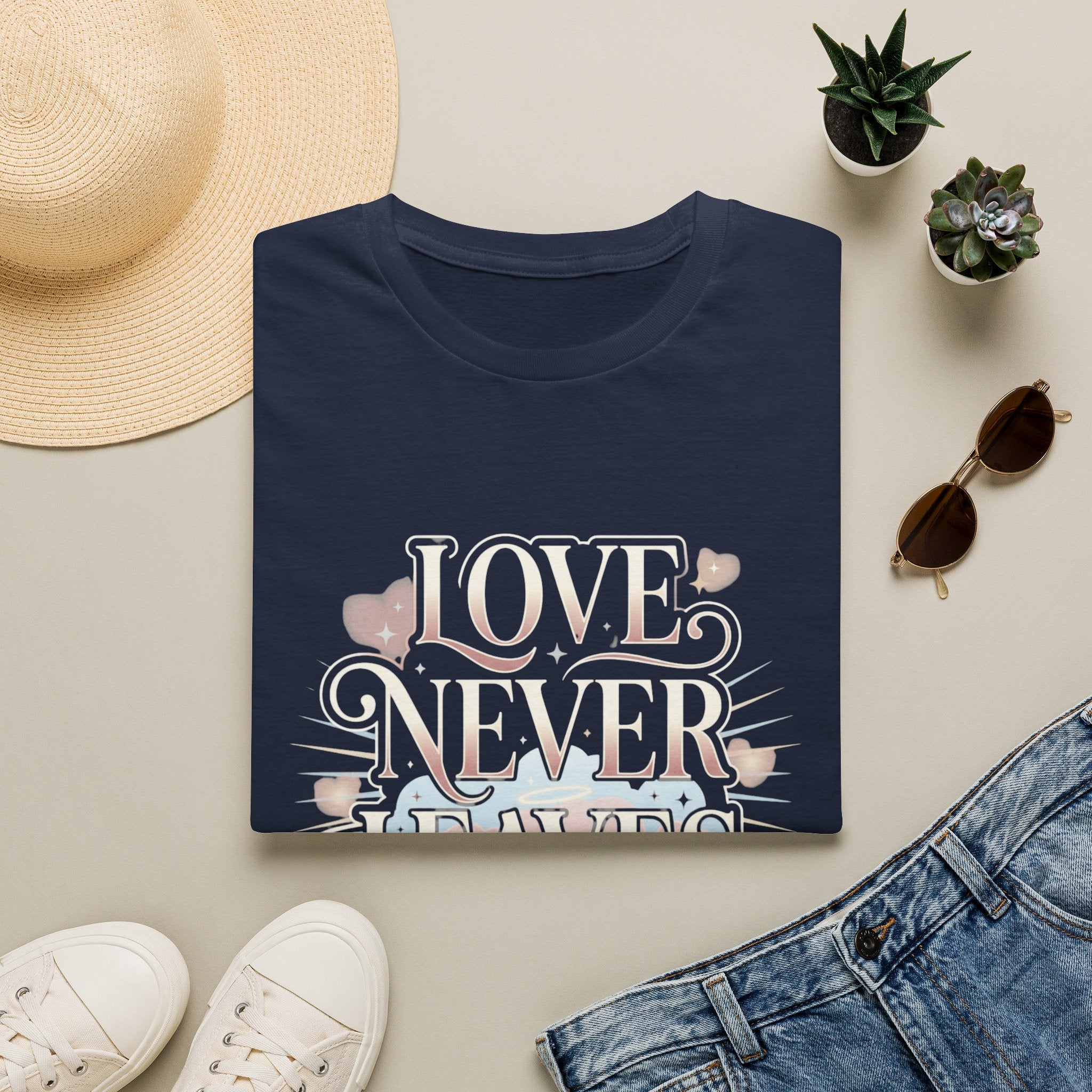 Love Never Leaves Tee - Gildan