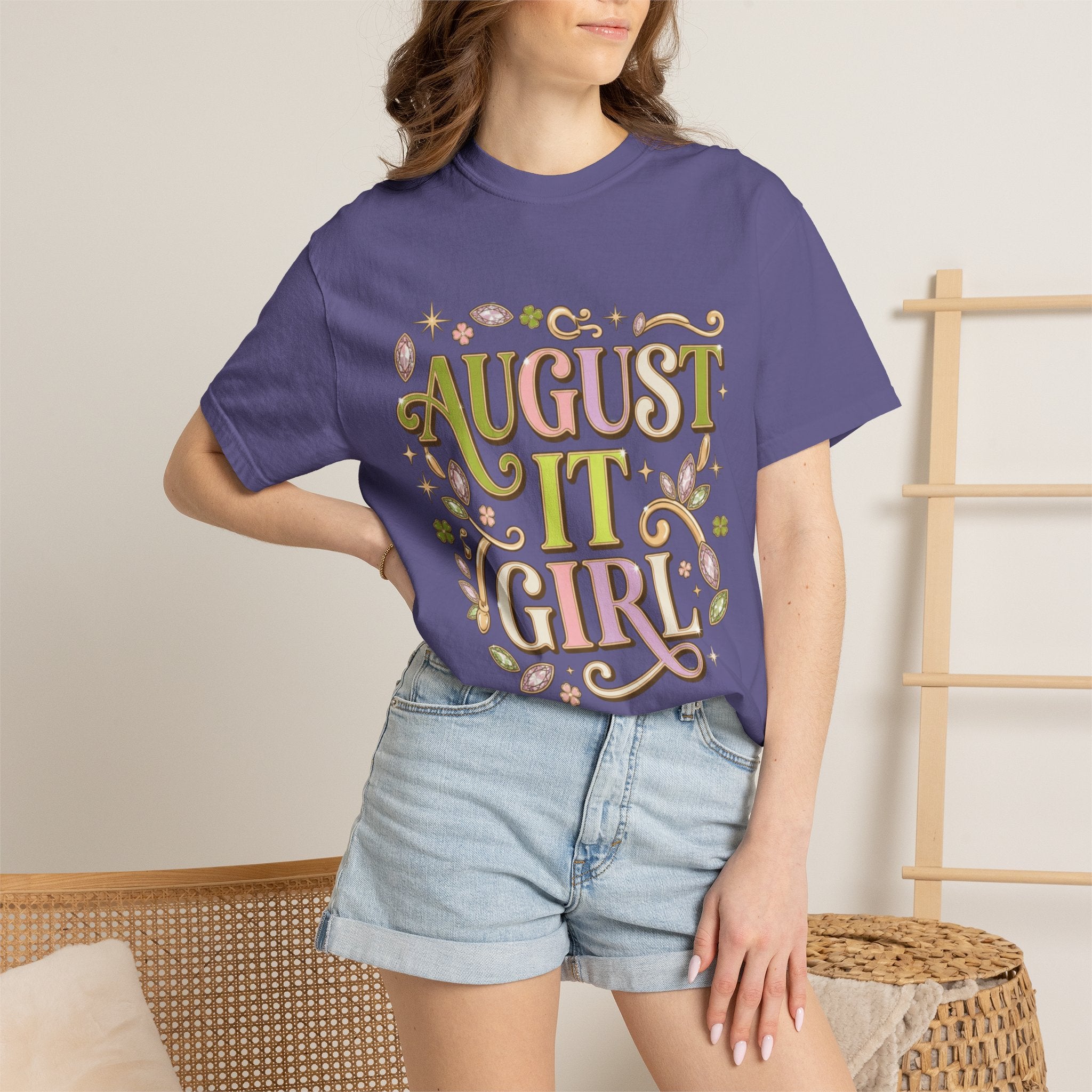 August It Girl Tee - Comfort Colors