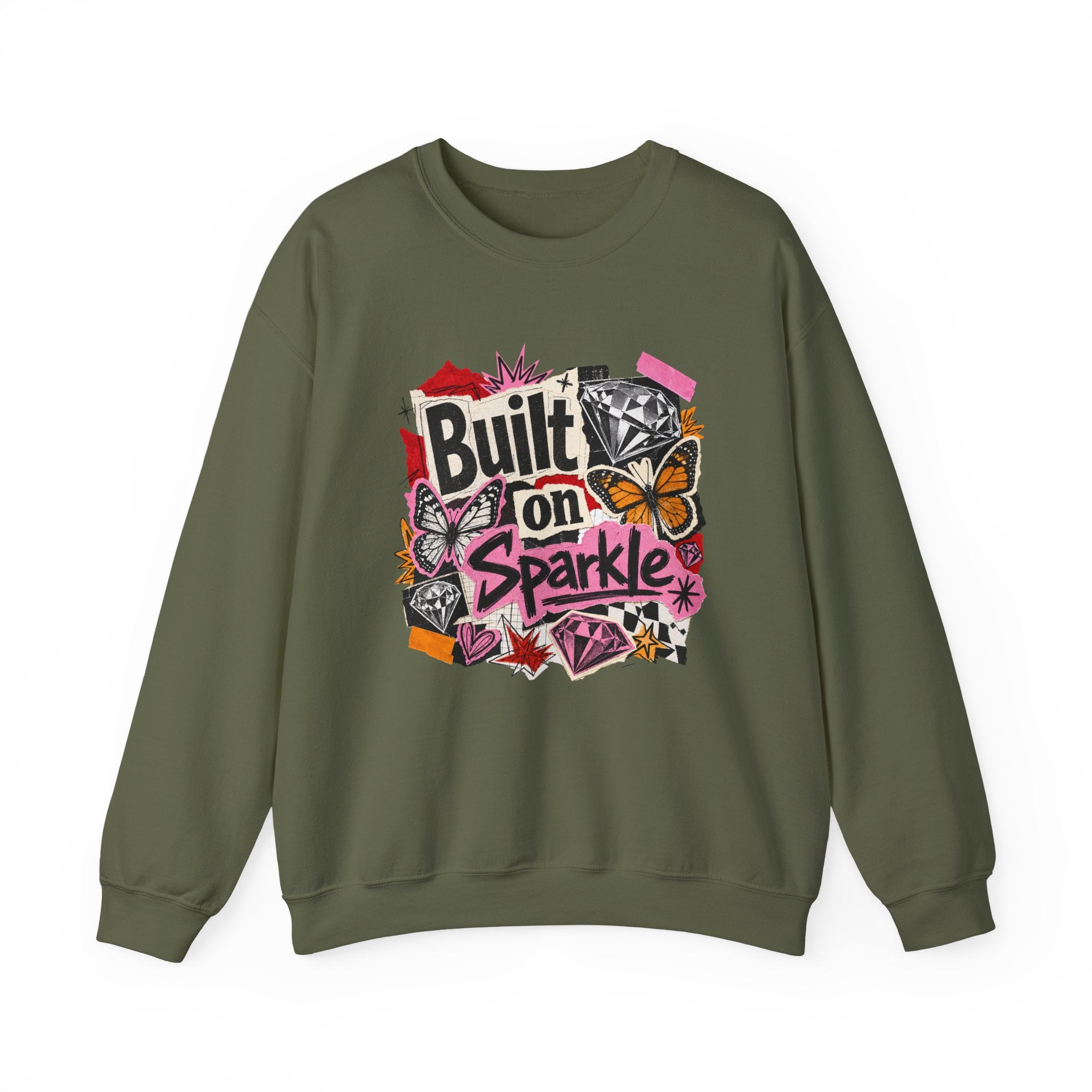 Built on Sparkle Sweatshirt - Gildan