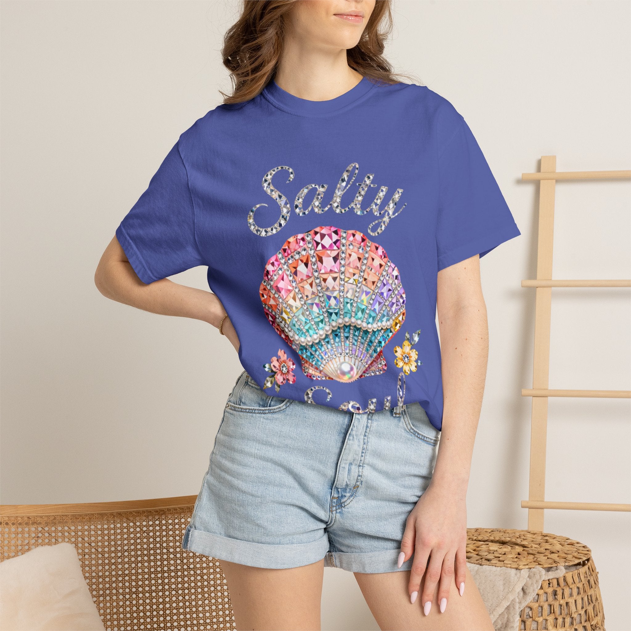 Salty Soul Jewel Tee - Comfort Colors