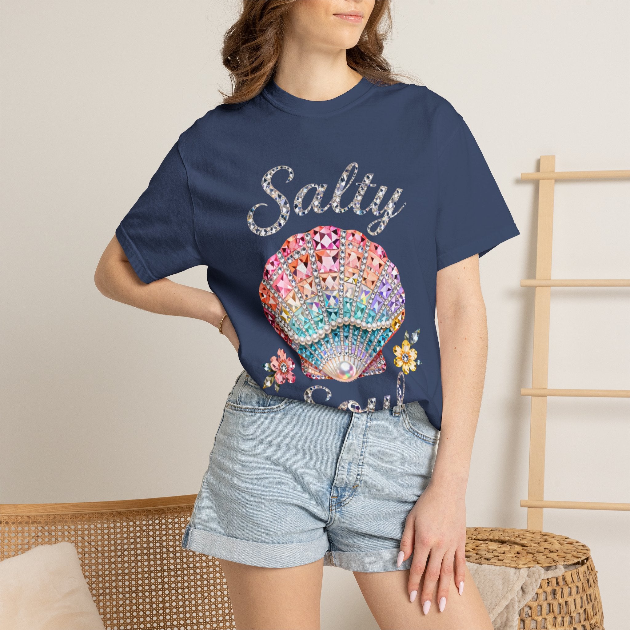 Salty Soul Jewel Tee - Comfort Colors