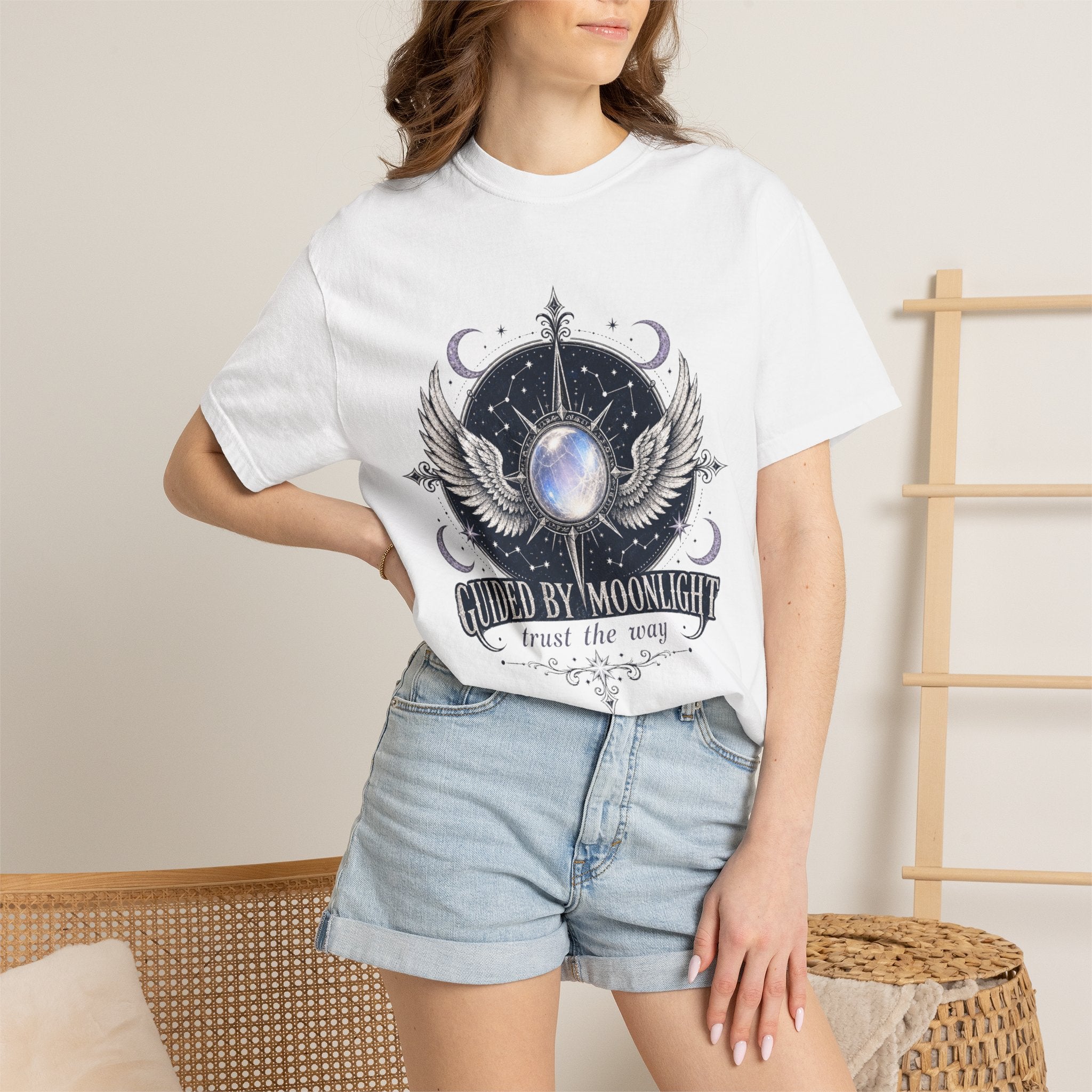Guided by Moonlight Tee - Comfort Colors