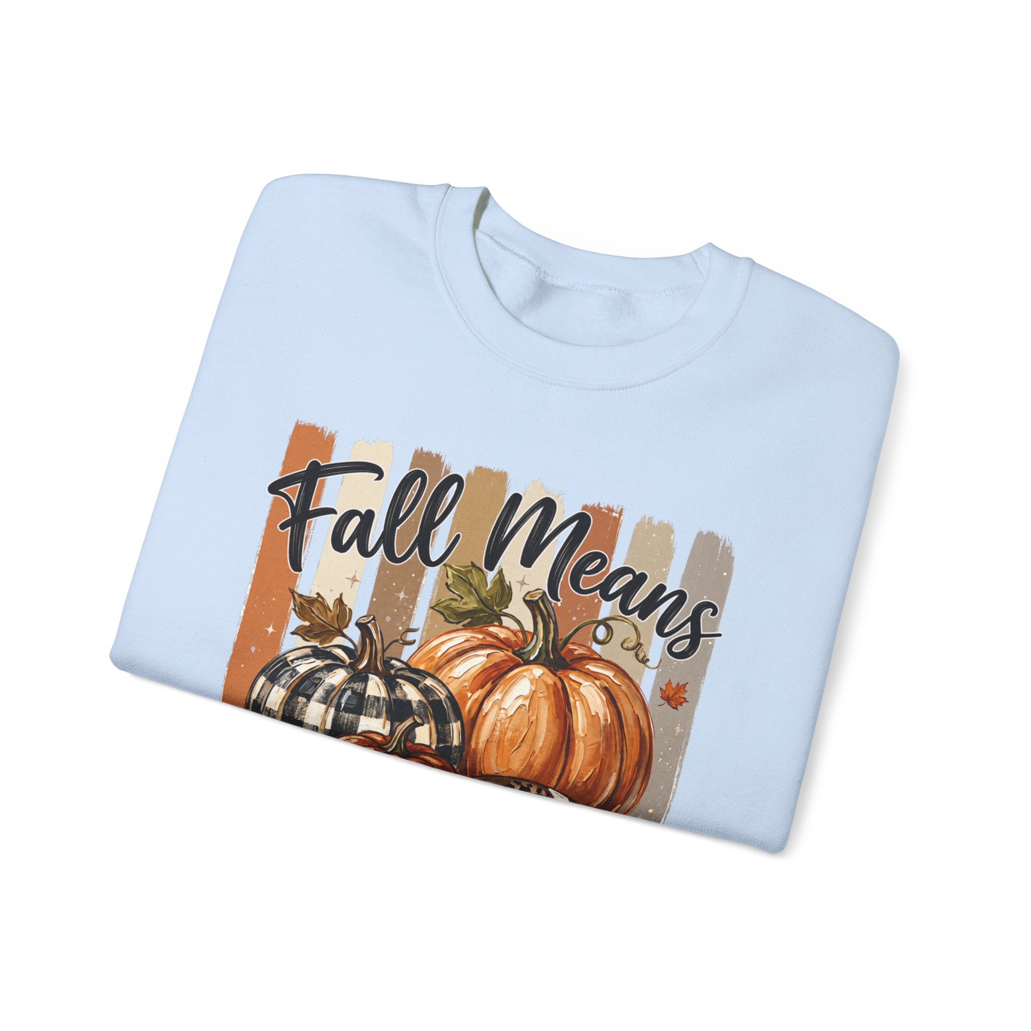 Fall Means Football Sweatshirt - Gildan