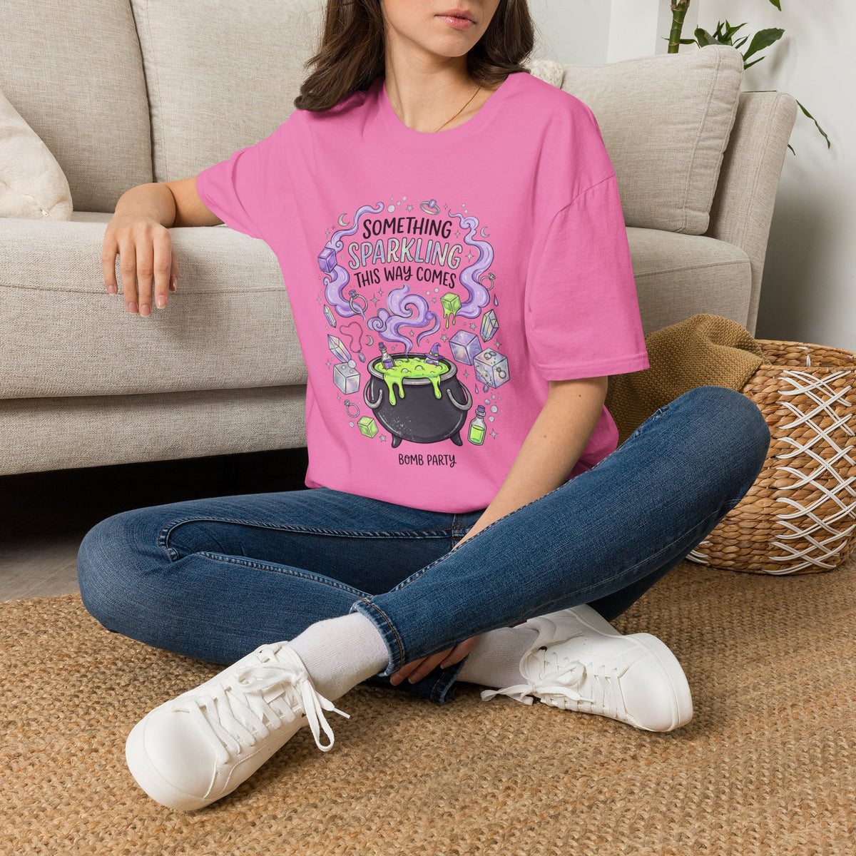 The Spooky Cauldron Tee - Gildan