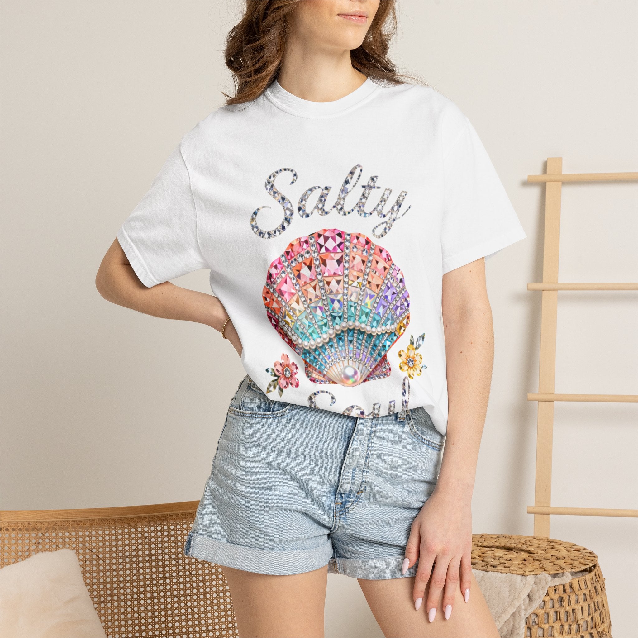 Salty Soul Jewel Tee - Comfort Colors