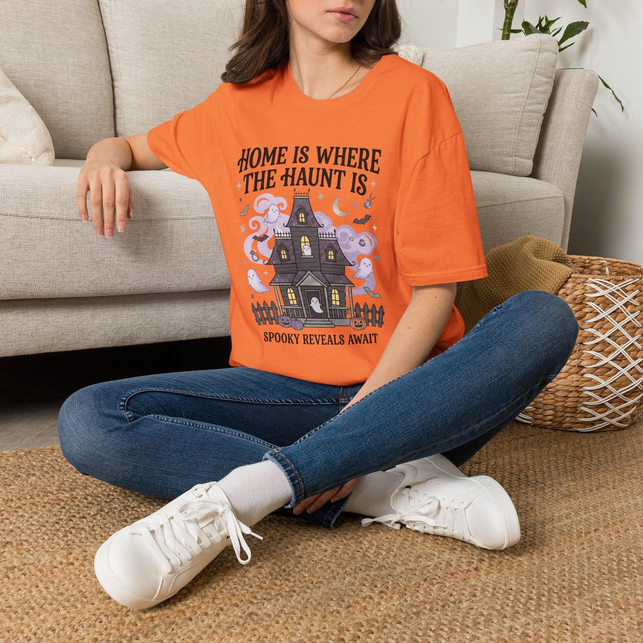 Home Is Where The Haunt Is Tee - Gildan