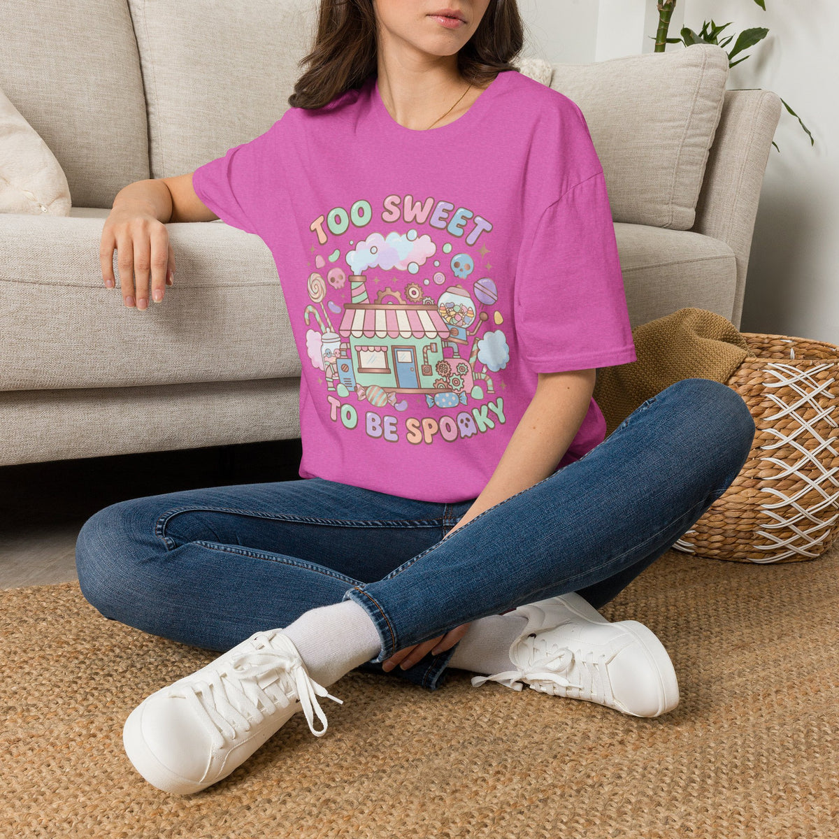 Too Sweet To Be Spooky Tee - Gildan