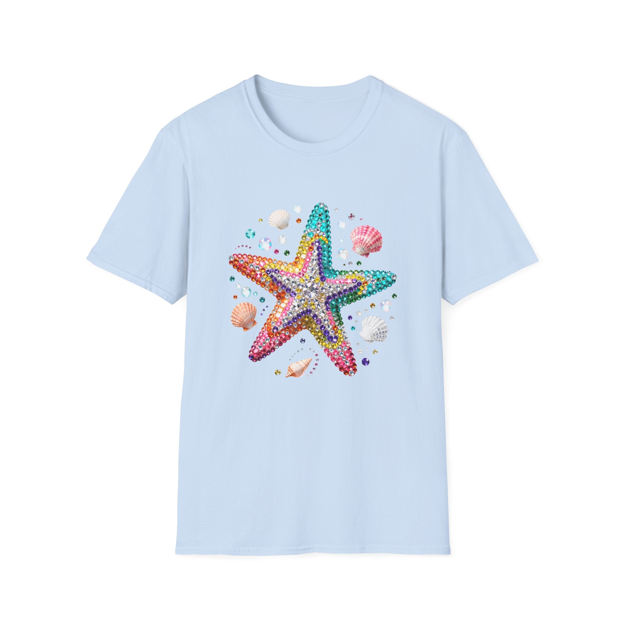 Jeweled Starfish Tee - Gildan
