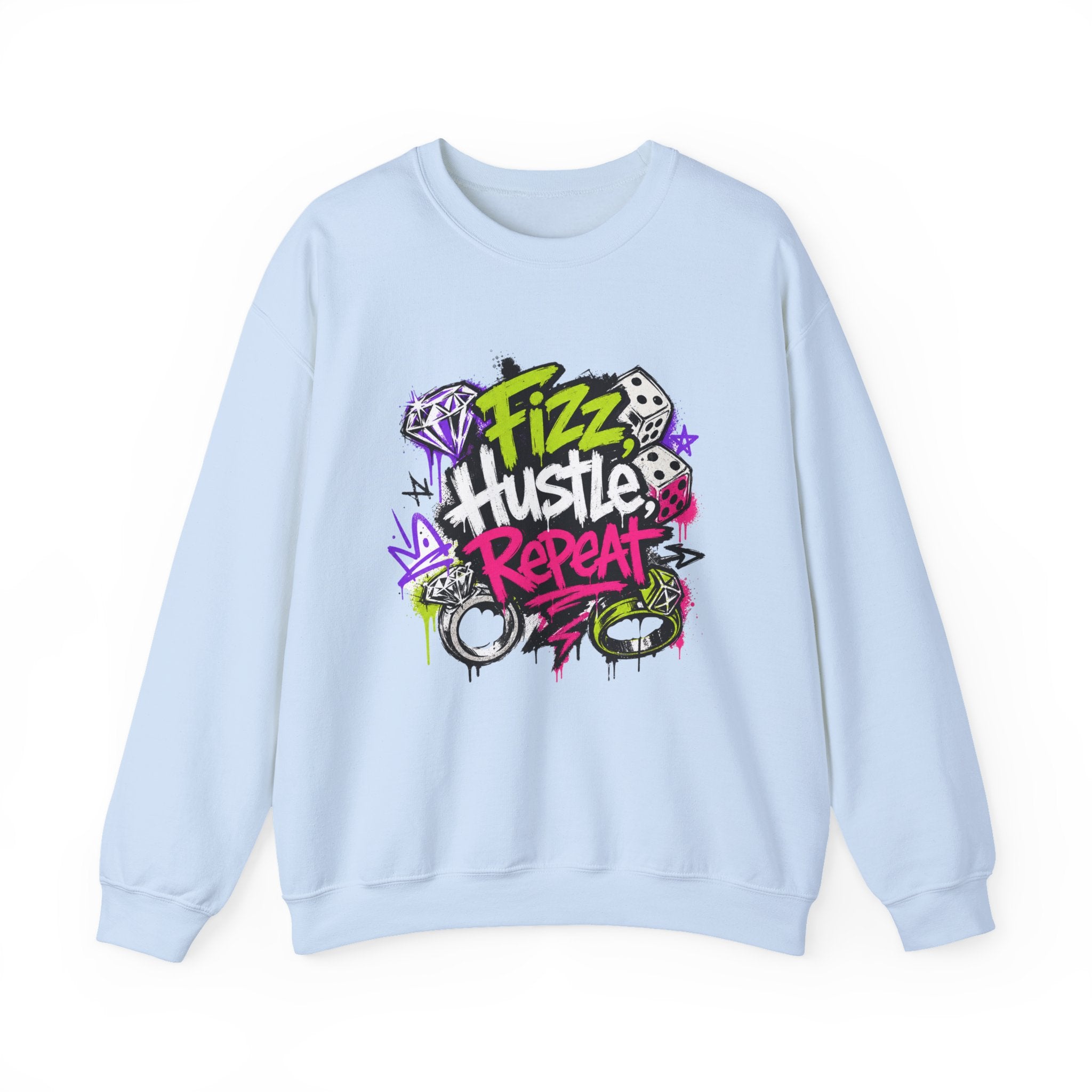 Fizz Hustle Repeat Sweatshirt - Gildan