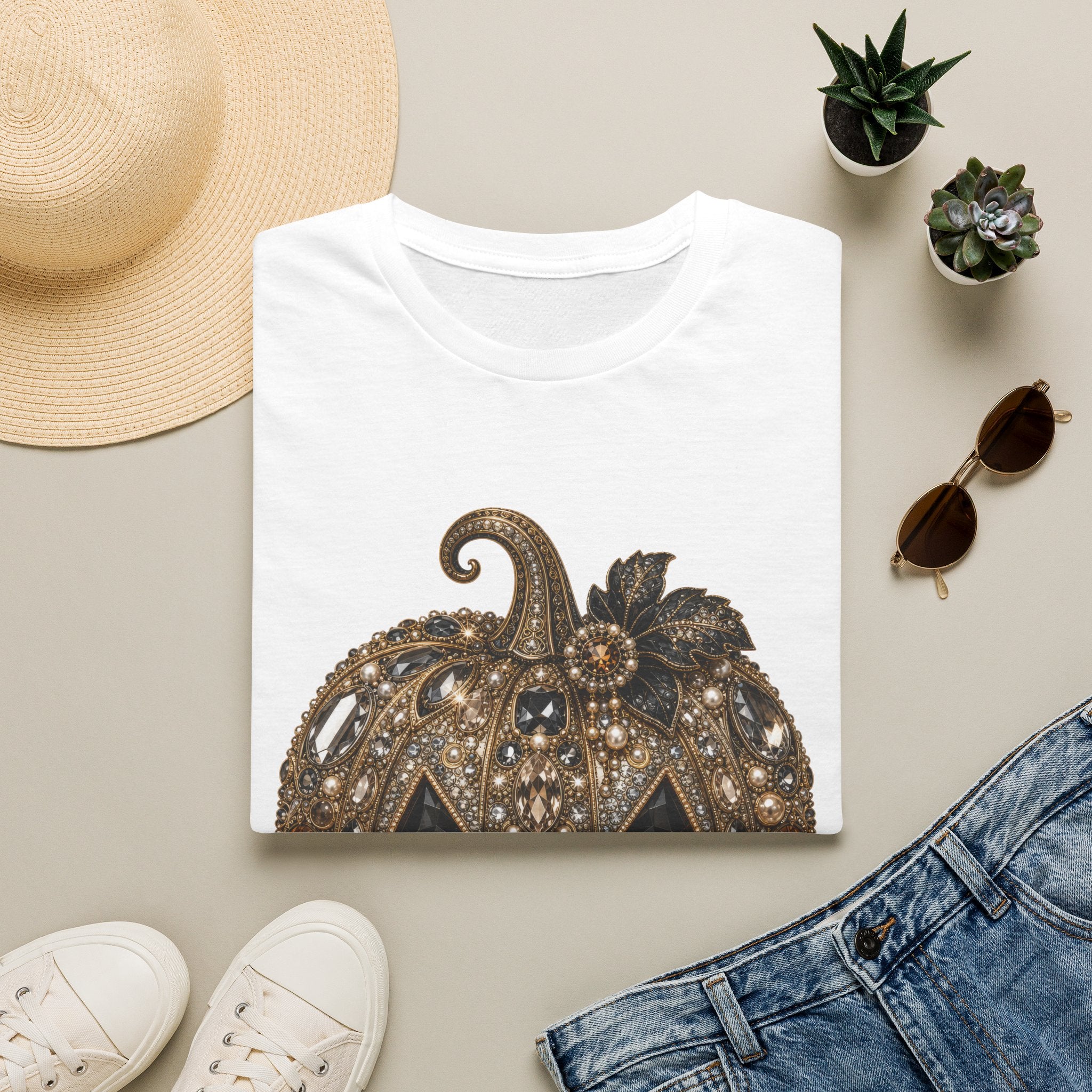 The Jeweled Pumpkin Tee - Gildan