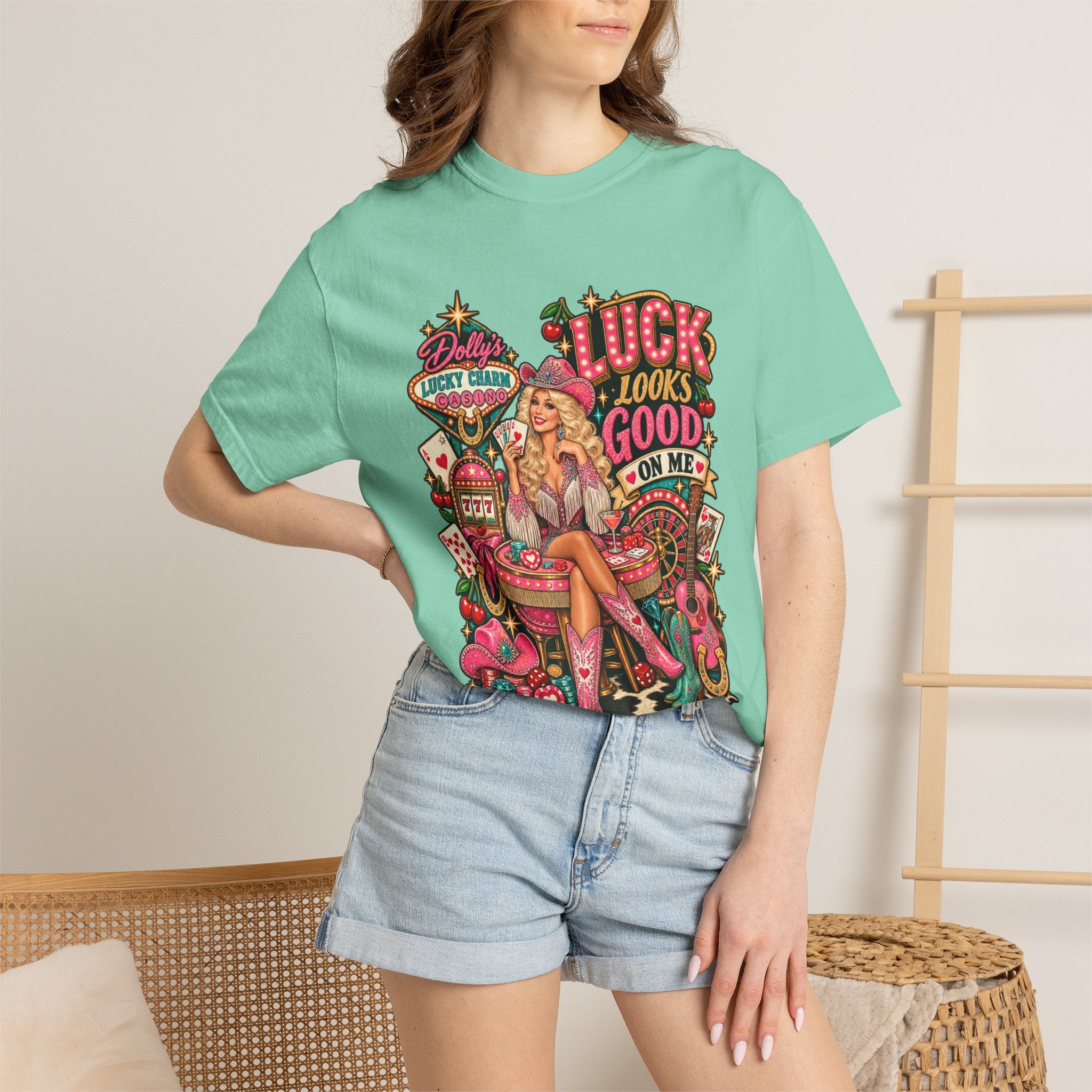 Dolly's Lucky Charm Casino Tee