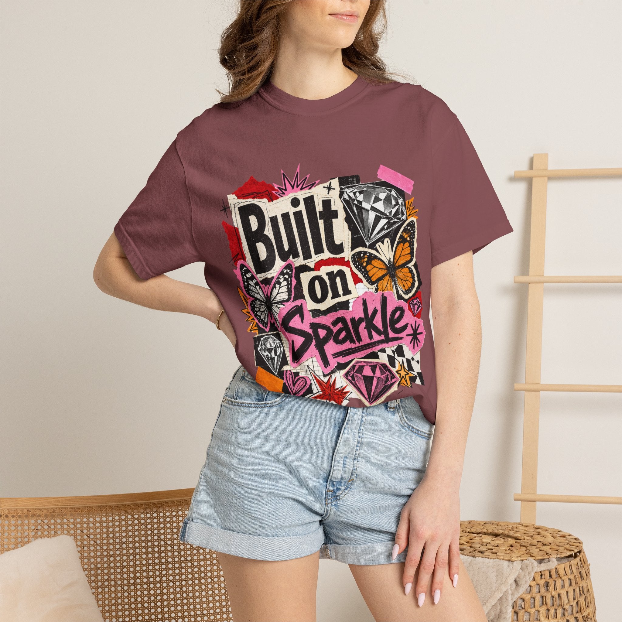 Built on Sparkle Tee - Comfort Colors
