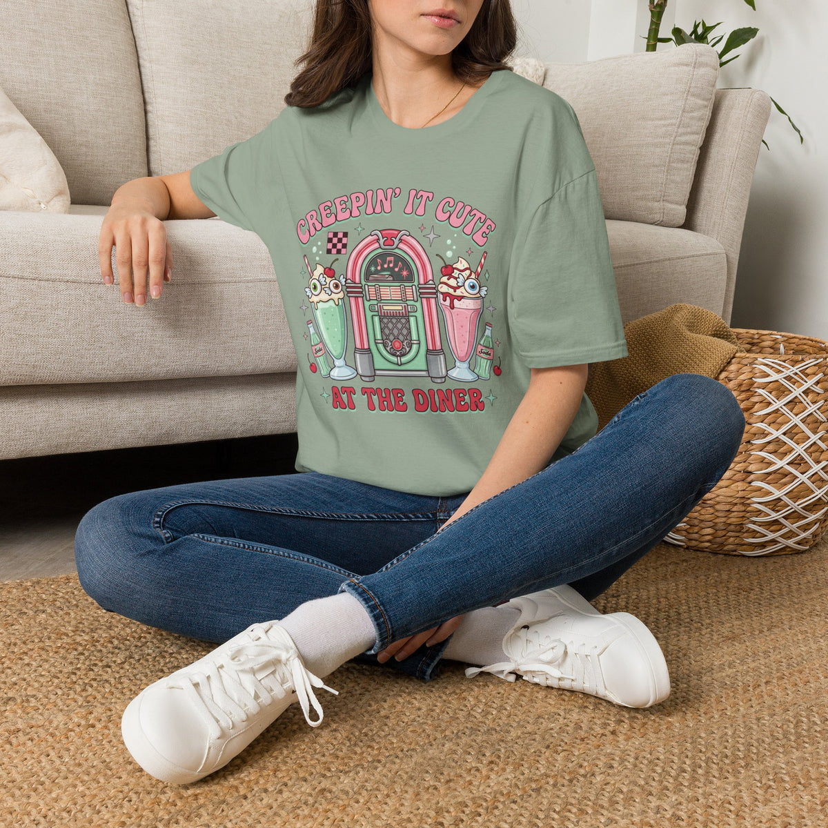 Creepin' It Cute Tee - Gildan