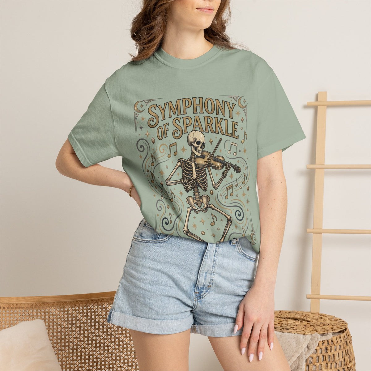 Symphony of Sparkle Tee (Rectangle) - Comfort Colors