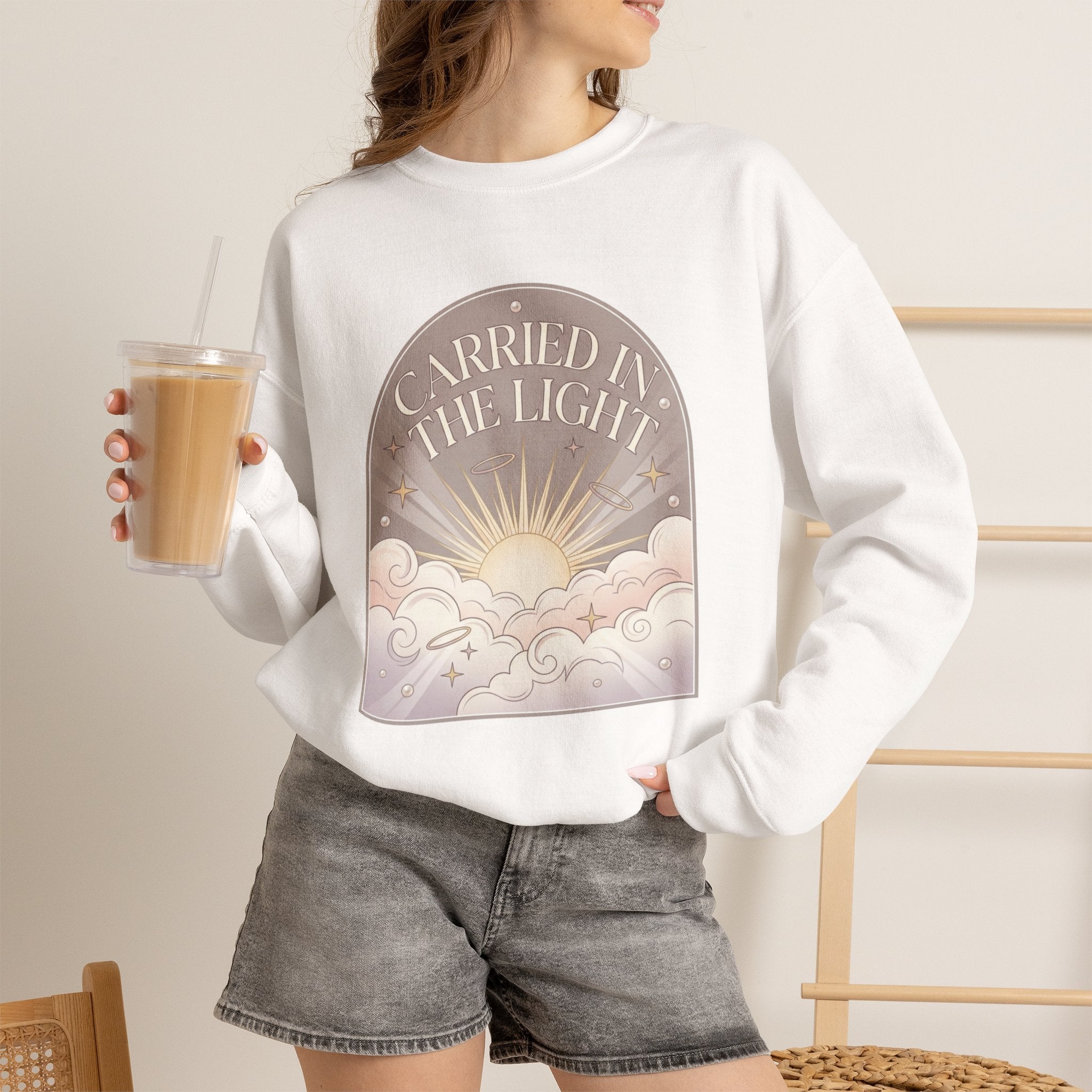 Carried In The Light Sweatshirt - Gildan