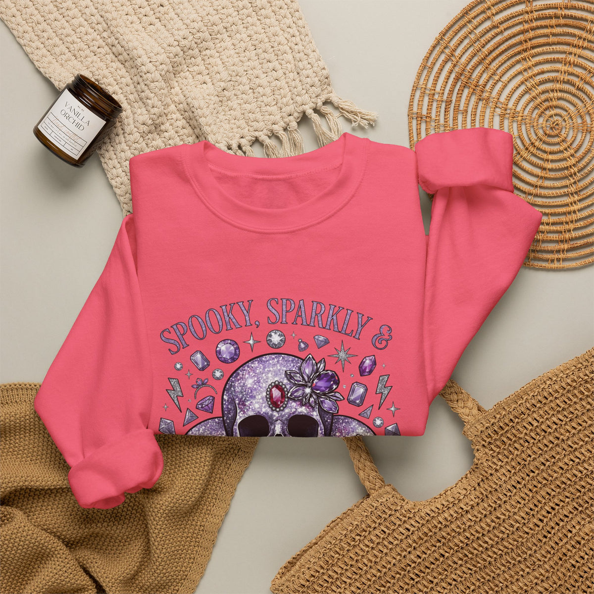 Spooky and Sparkly Sweatshirt - Gildan
