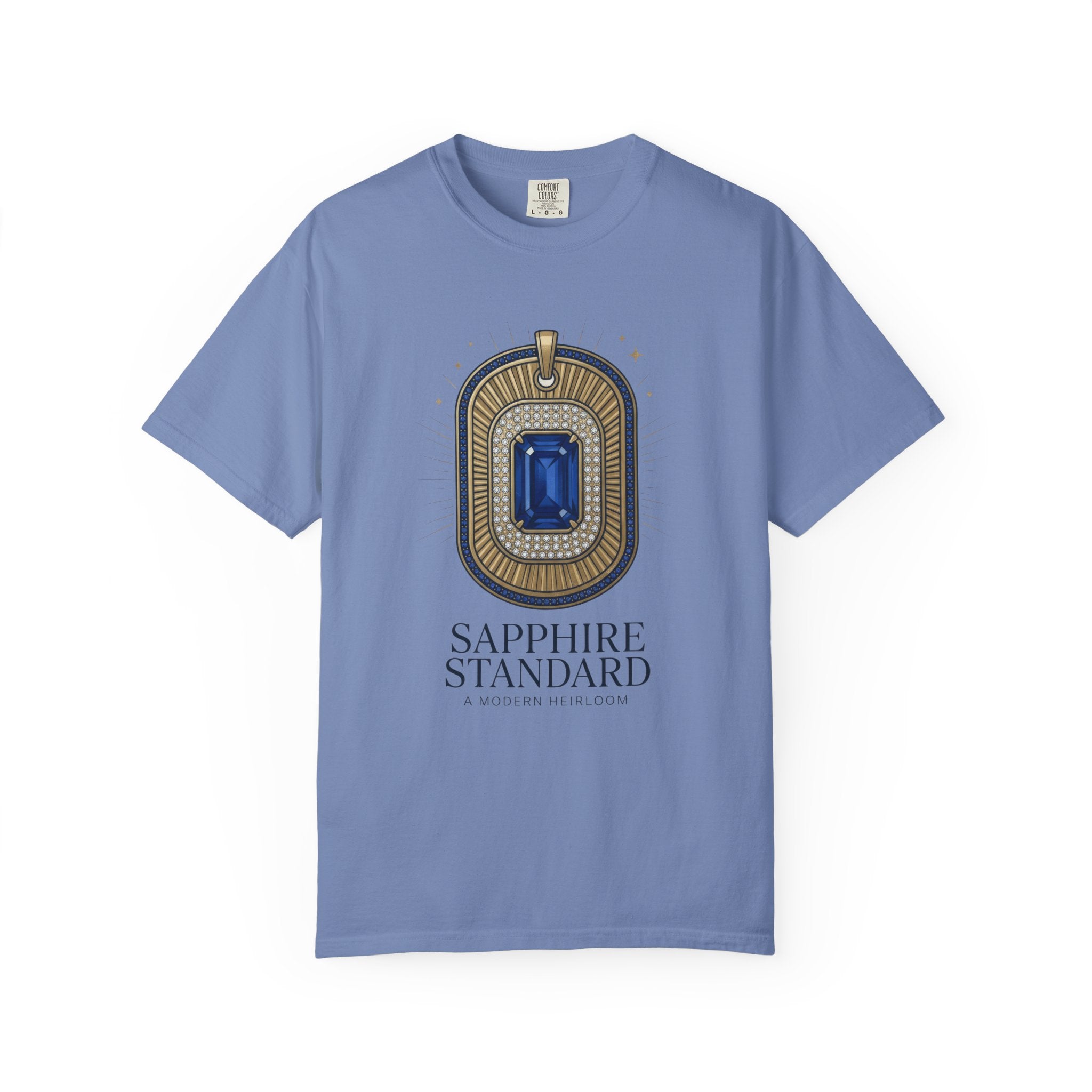 The Sapphire Standard Tee - Comfort Colors