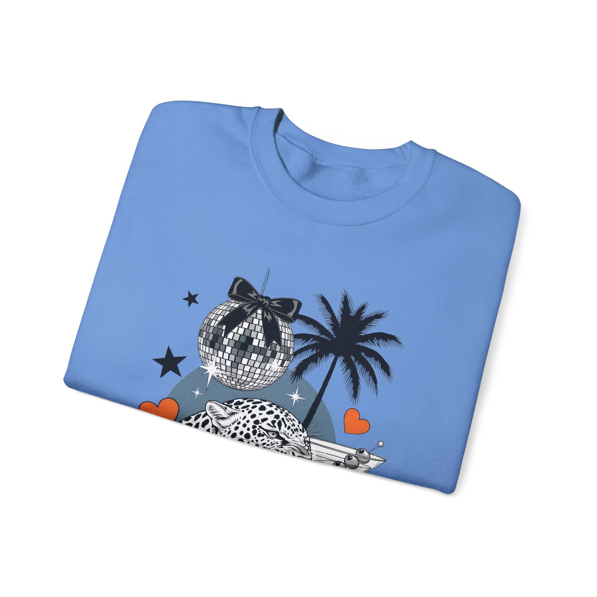 Disco Cheetah Sweatshirt - Gildan