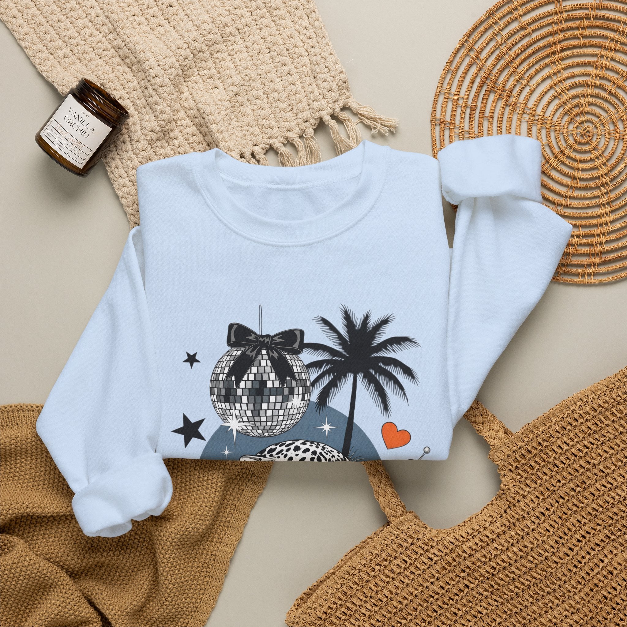 Disco Cheetah Sweatshirt - Gildan