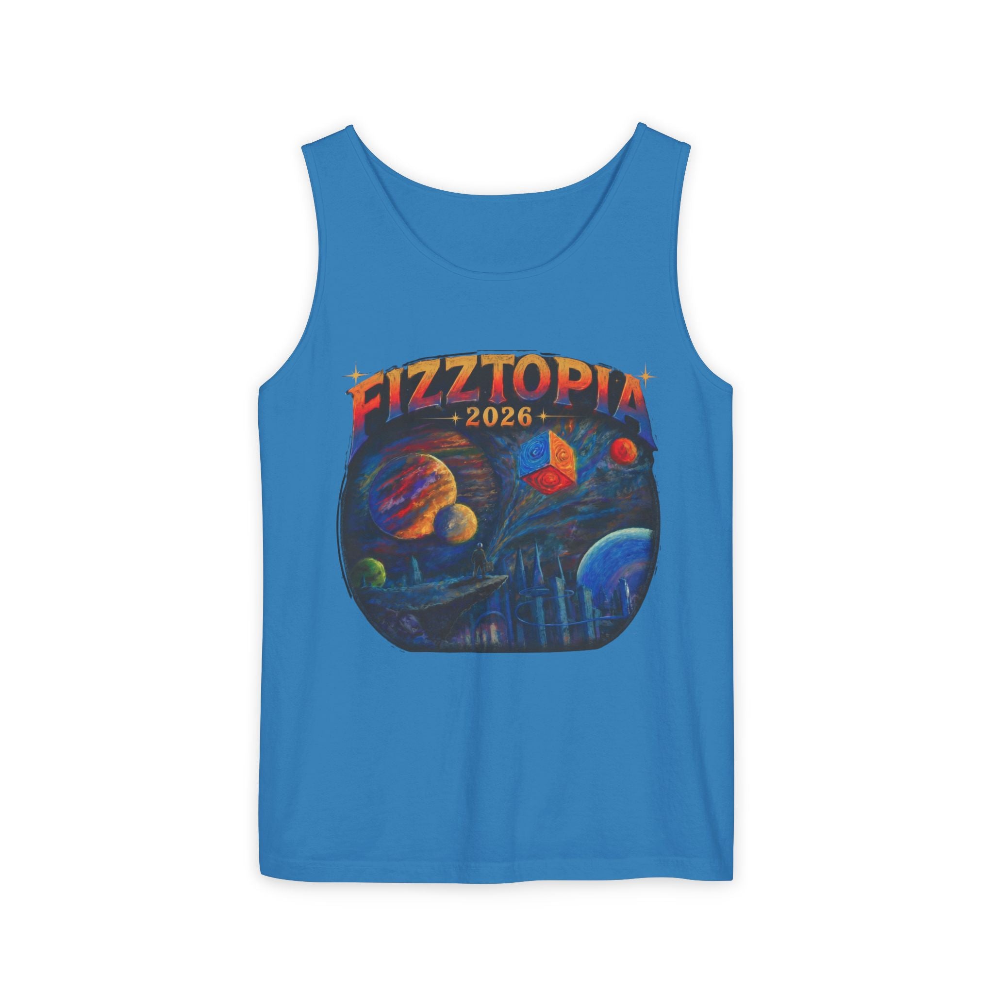 Daddy Ring Bomb's Fizztopia Galaxy Tank - Comfort Colors