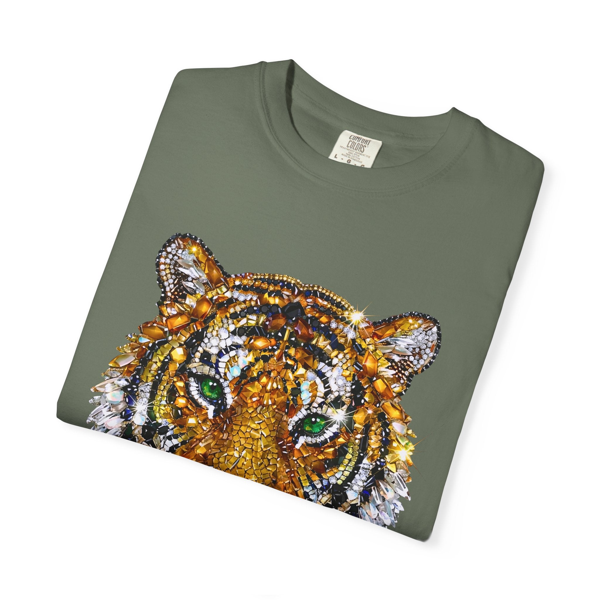 Jeweled Tiger Tee - Comfort Colors