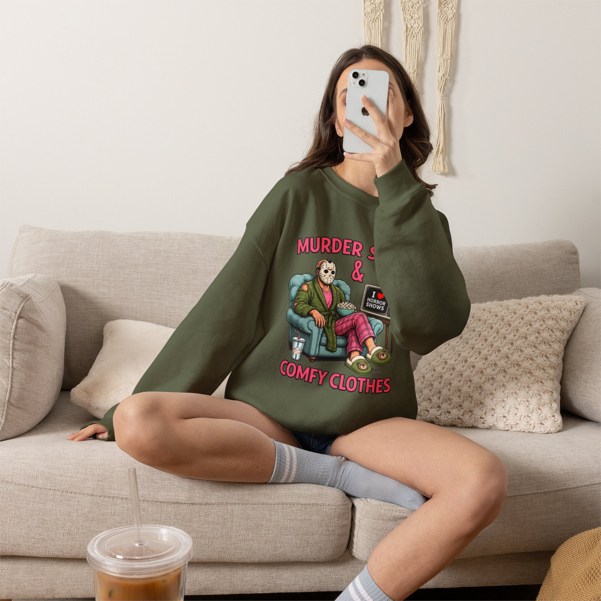 Murder Shows and Comfy Clothes Sweatshirt