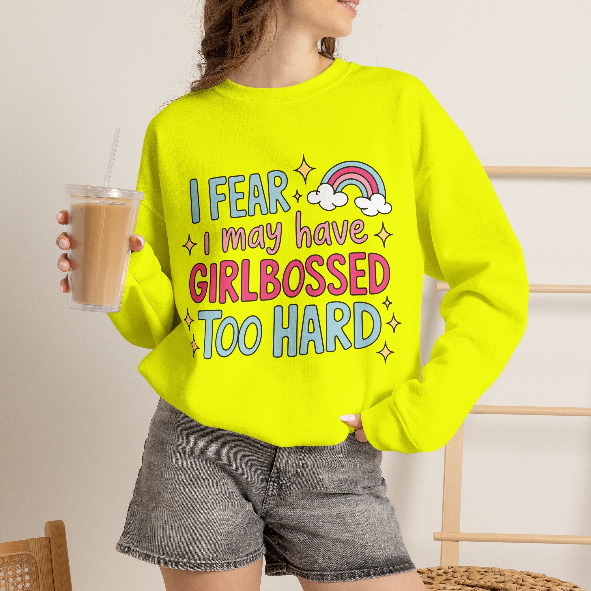Girlbossed Too Hard Sweatshirt