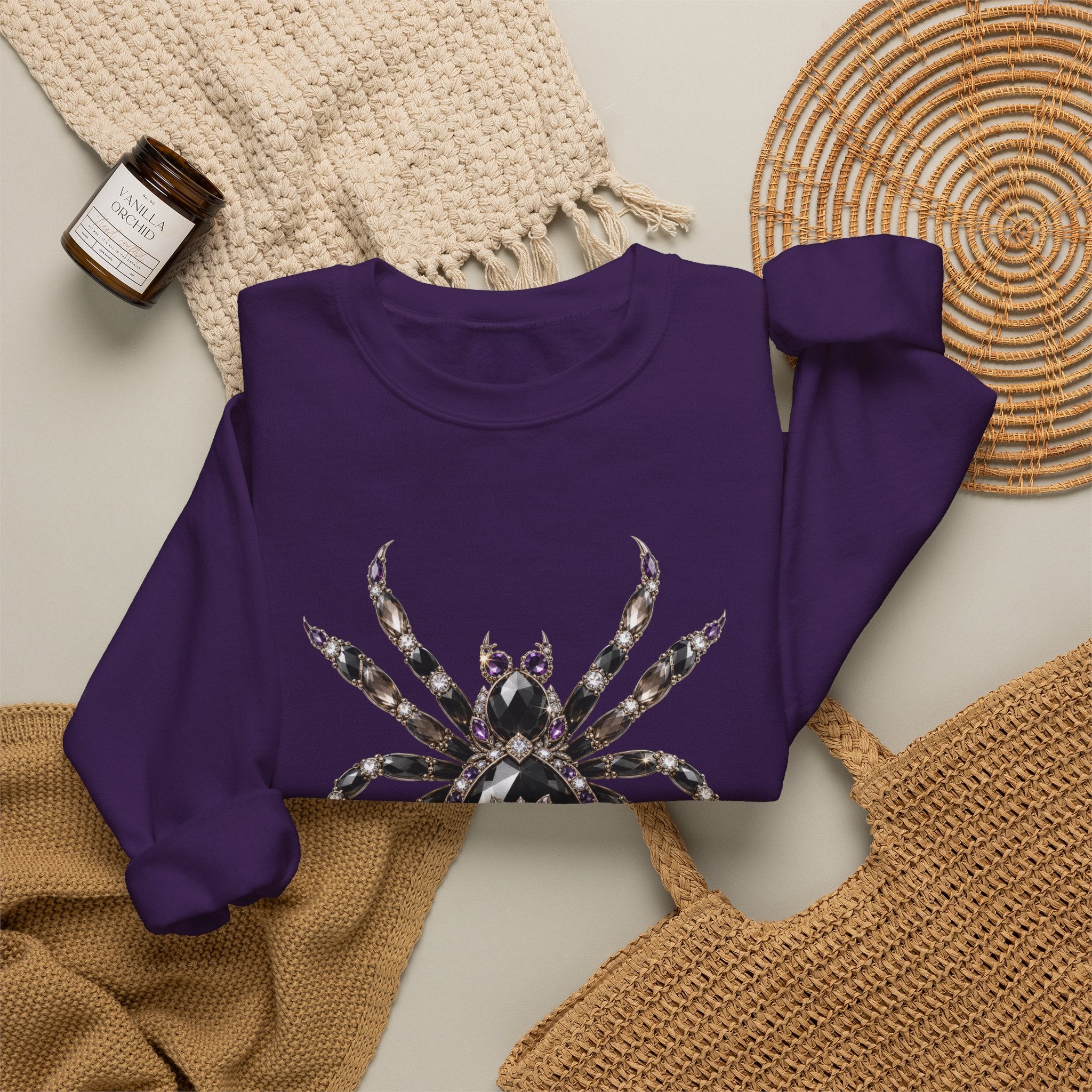 The Jeweled Spider Sweatshirt - Gildan