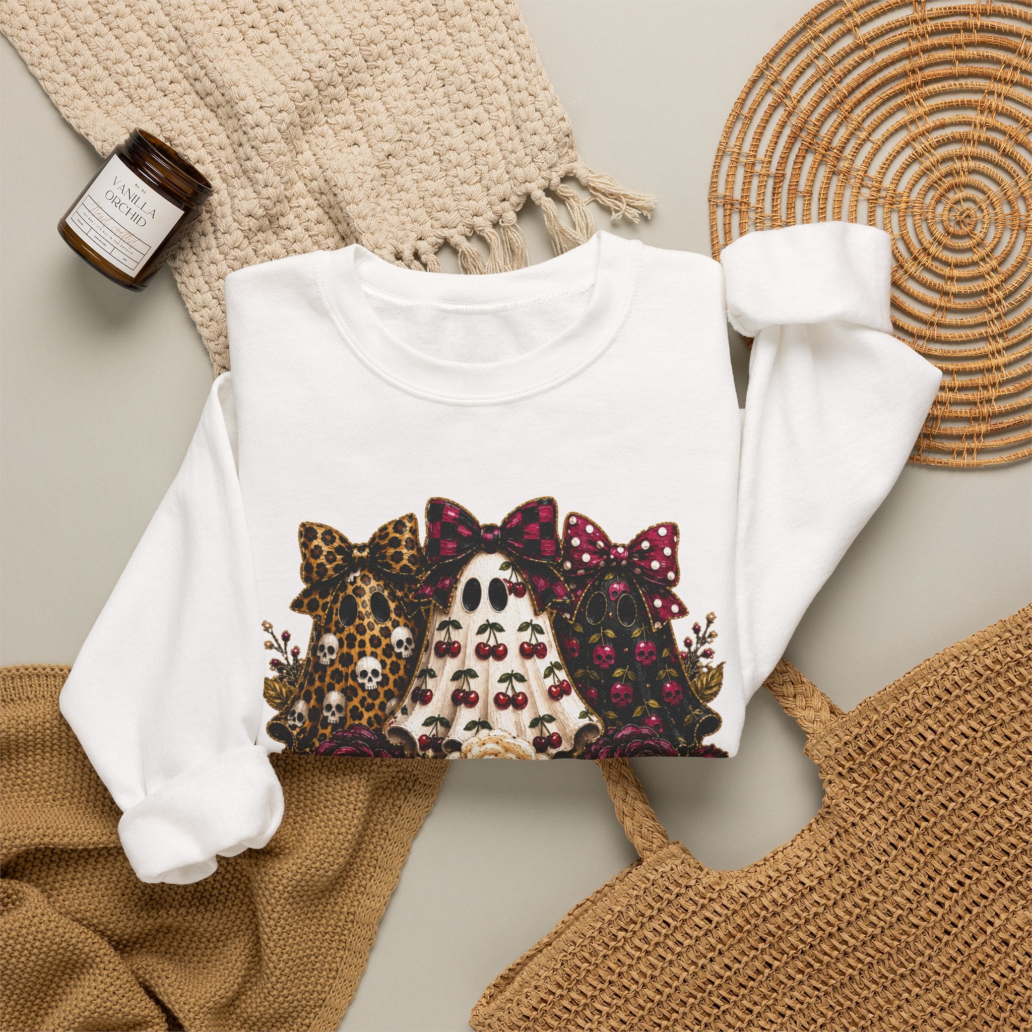 Cherry Ghosts Sweatshirt - Gildan